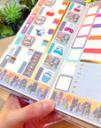 Hobonichi WEEKS - Lil' Cyber City Life - Holo Gold Foil