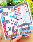 Hobonichi WEEKS - Lil' Cyber City Life - Holo Gold Foil