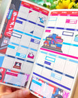 Hobonichi WEEKS - Lil' Cyber City Life - Holo Gold Foil