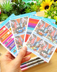 Decorative Kit - Lil' Cyber City Life (10 Pages) - Holo Gold Foil