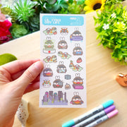 Washi Sticker - Lil' Cyber City Life