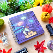 Mistwood Manor Library Spiral Notebook (Dot Grid)