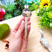 Enamel Tweezer - Lil' IV Boba Drink