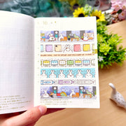 Washi Tape - Lil' Office Life Collection (Rose Gold Foil)