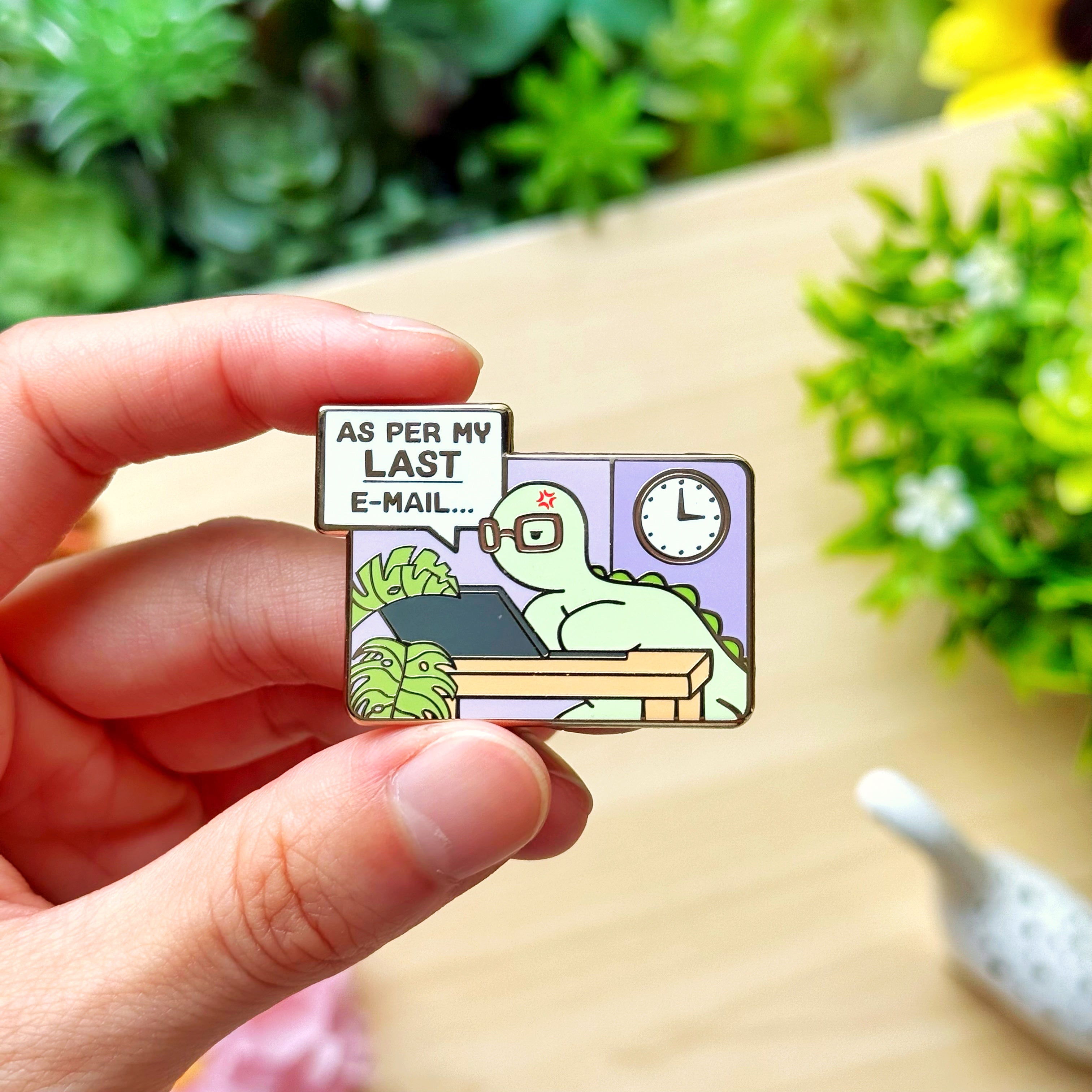 Enamel Pin - Passive Aggressive Email