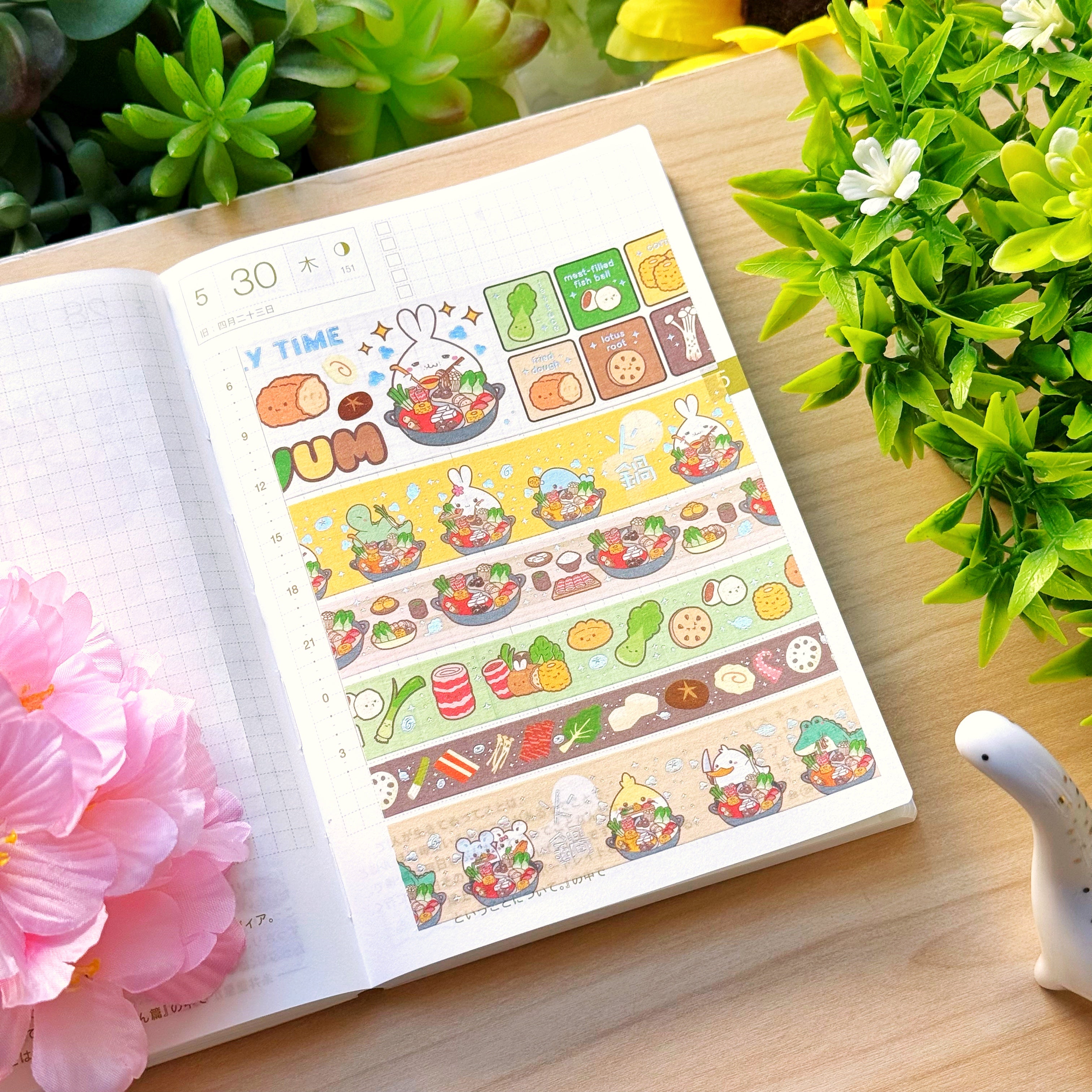 Washi Tape - Lil' Cozy Hot Pot Collection (Holo Foil)