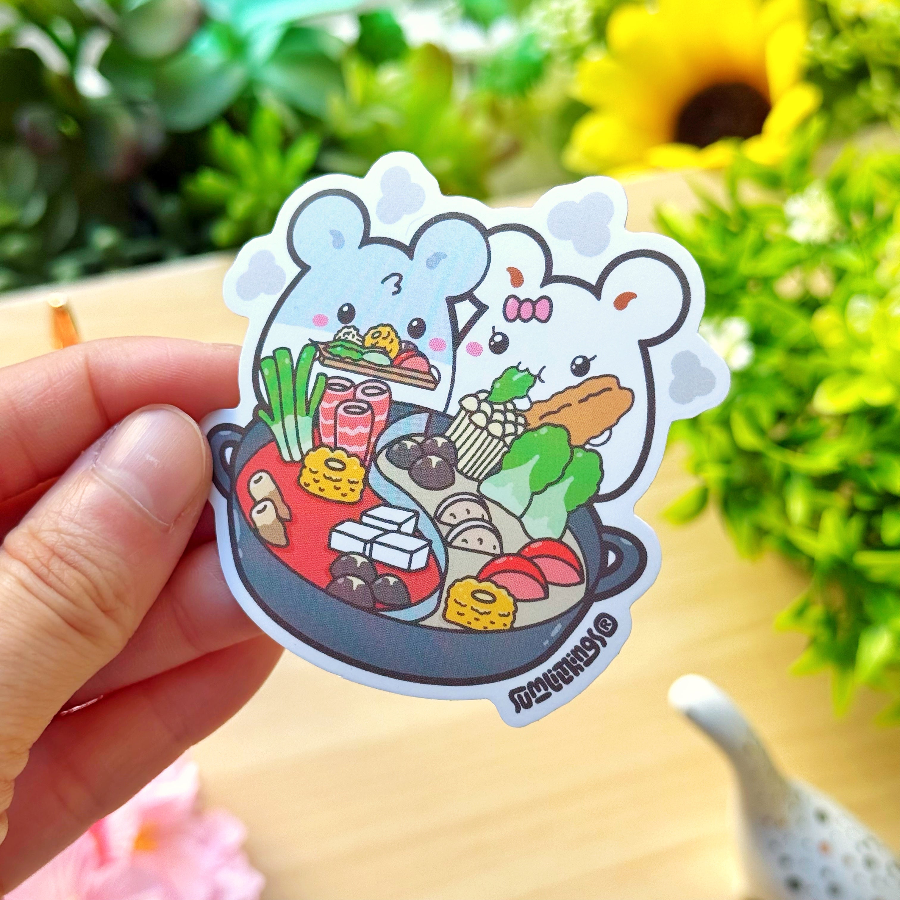 Vinyl Sticker - Oatmeal & Cinnamon's Hot Pot