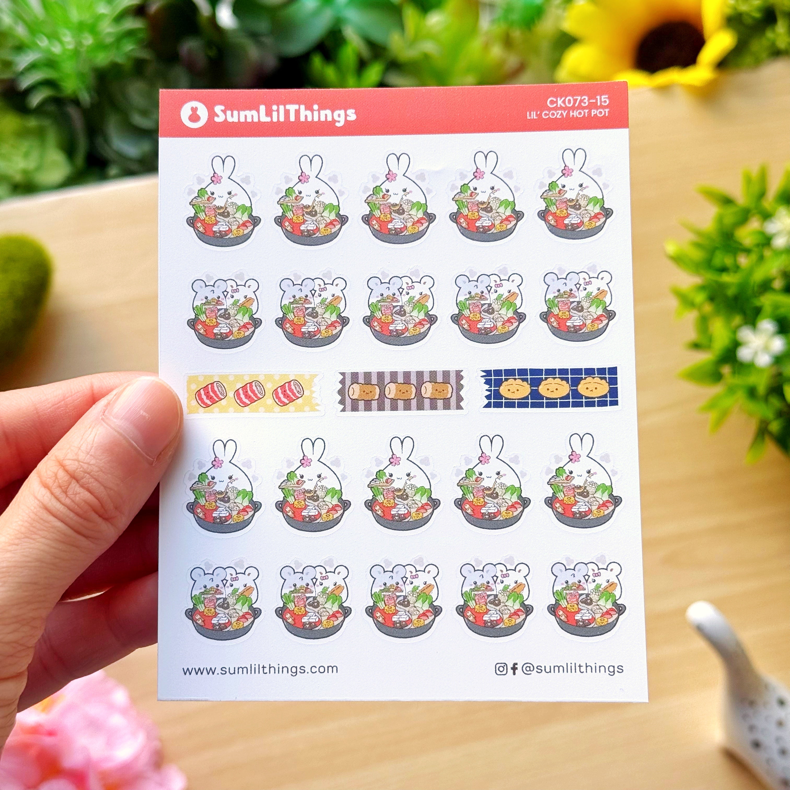 Decorative Kit - Lil' Cozy Hot Pot (10 Pages) - Holo Foil