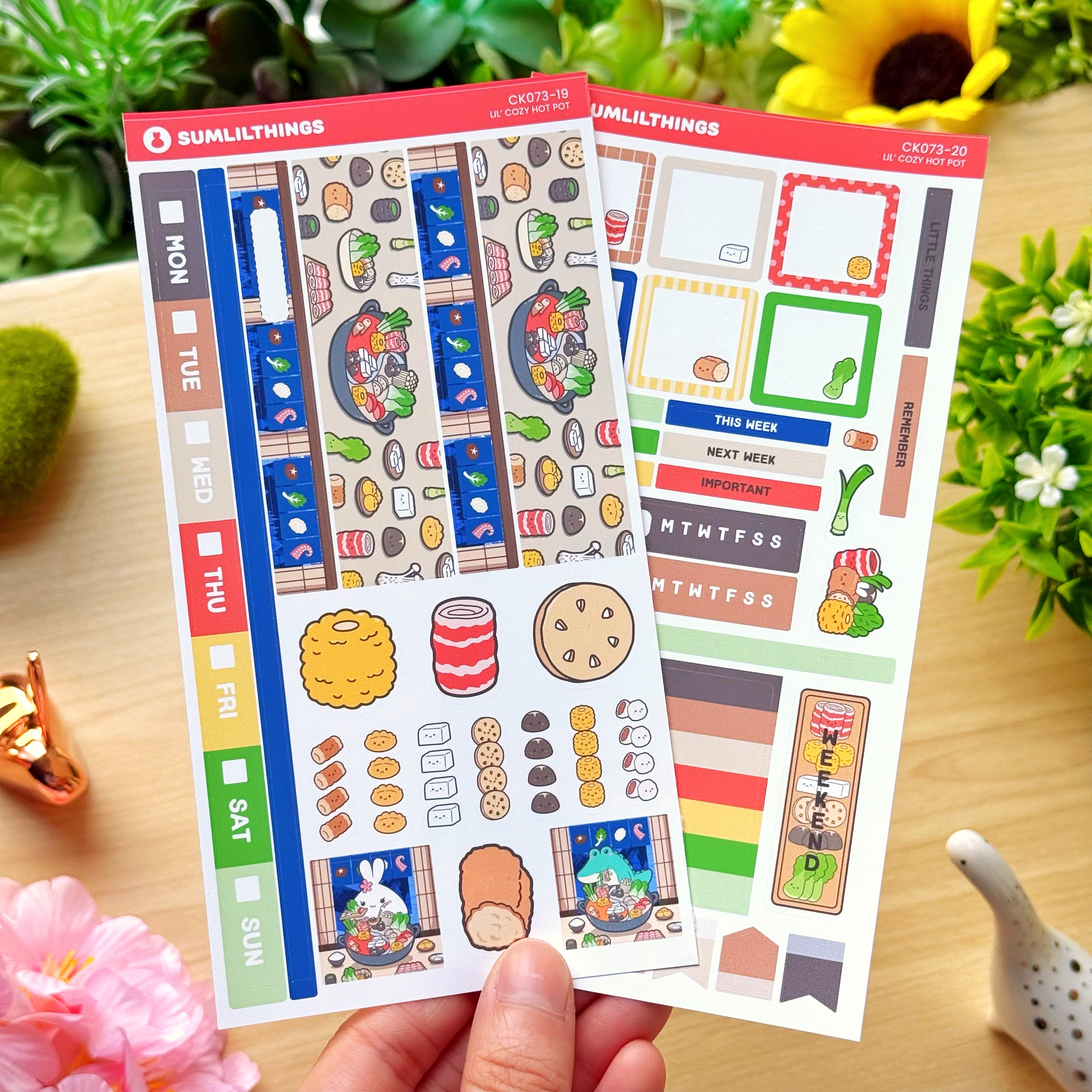 Hobonichi WEEKS - Lil' Cozy Hot Pot - Holo Foil