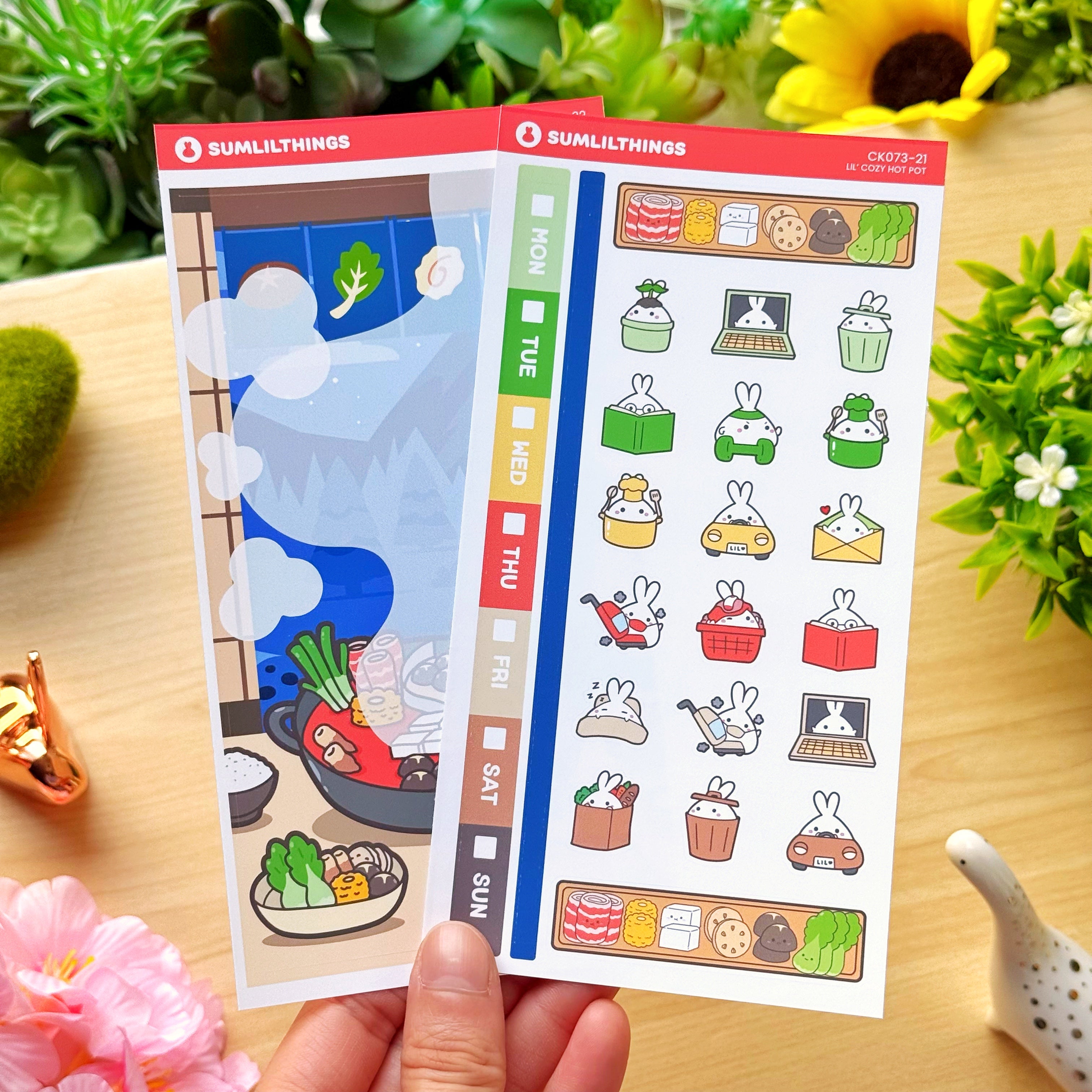 Hobonichi WEEKS - Lil' Cozy Hot Pot - Holo Foil