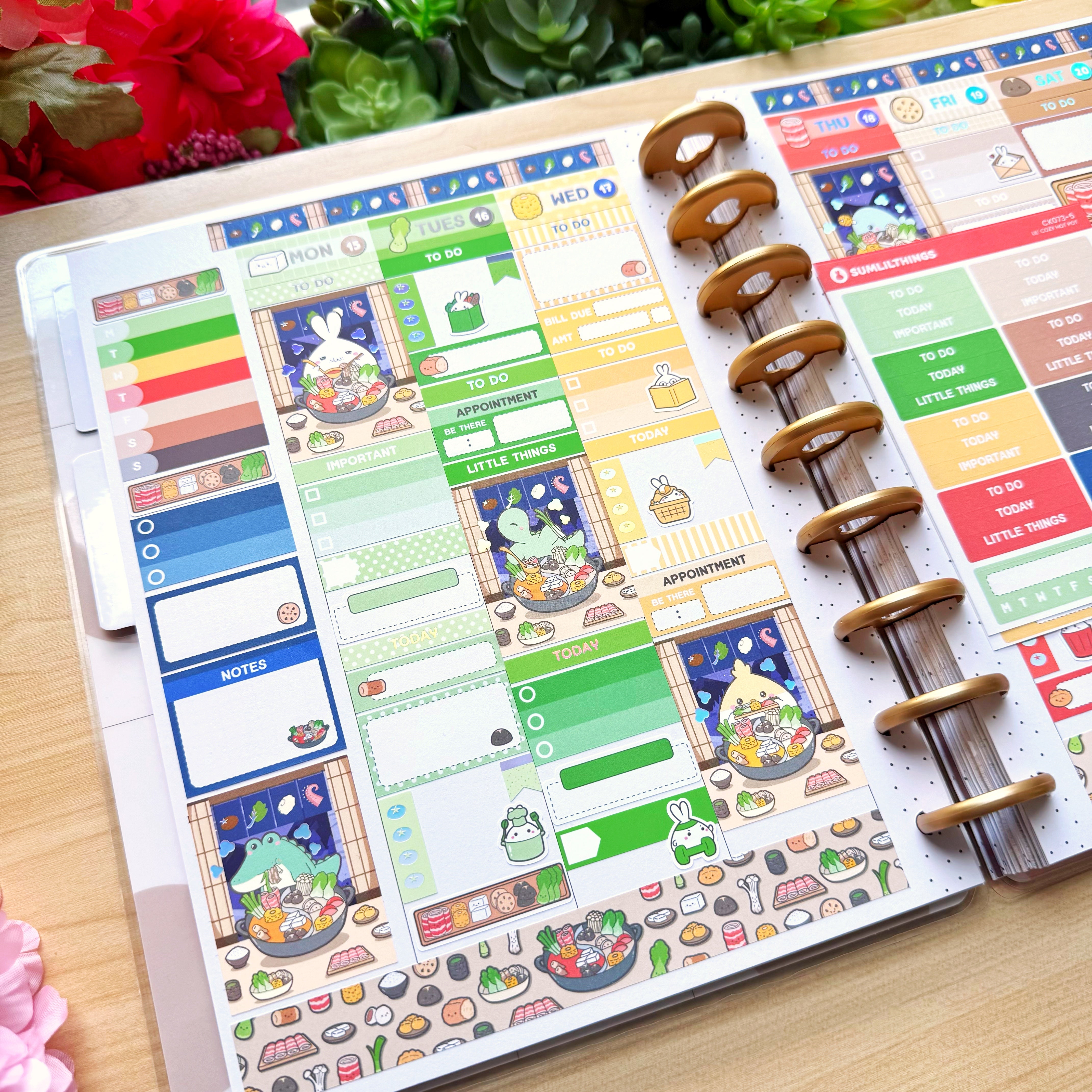 Vertical Kit - Lil' Cozy Hot Pot (10 Pages) - Holo Foil