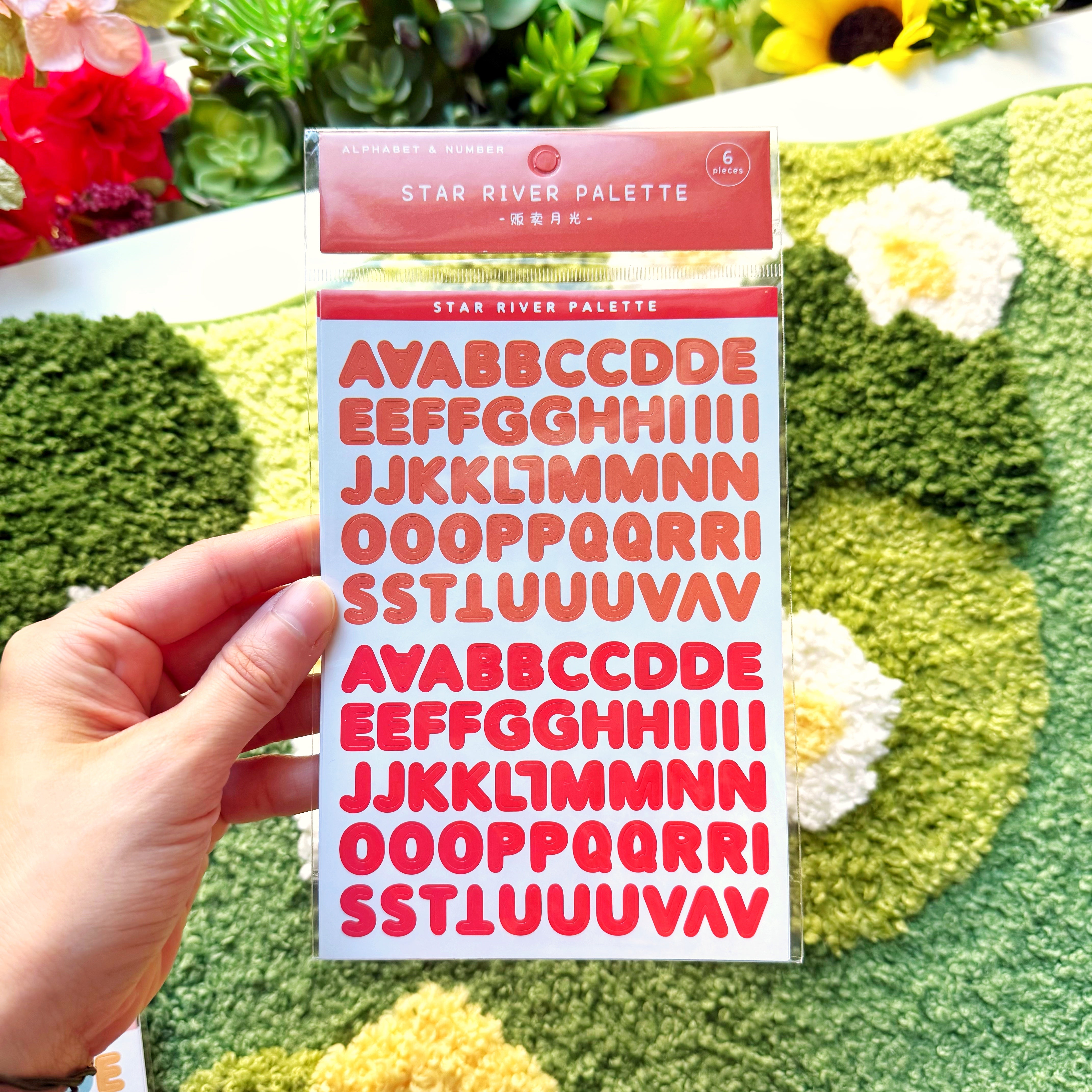 Alphabet & Number Journal Stickers