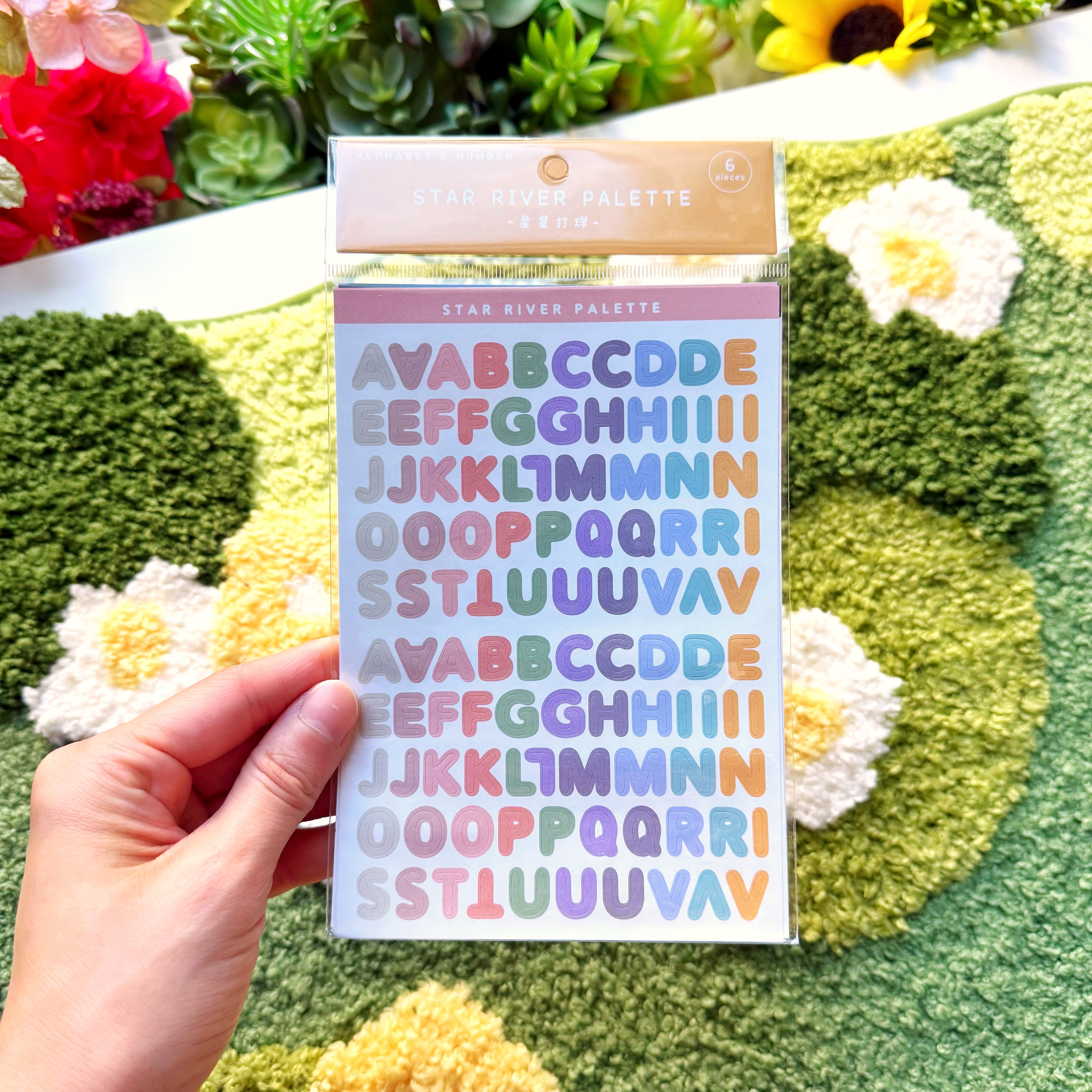 Alphabet & Number Journal Stickers