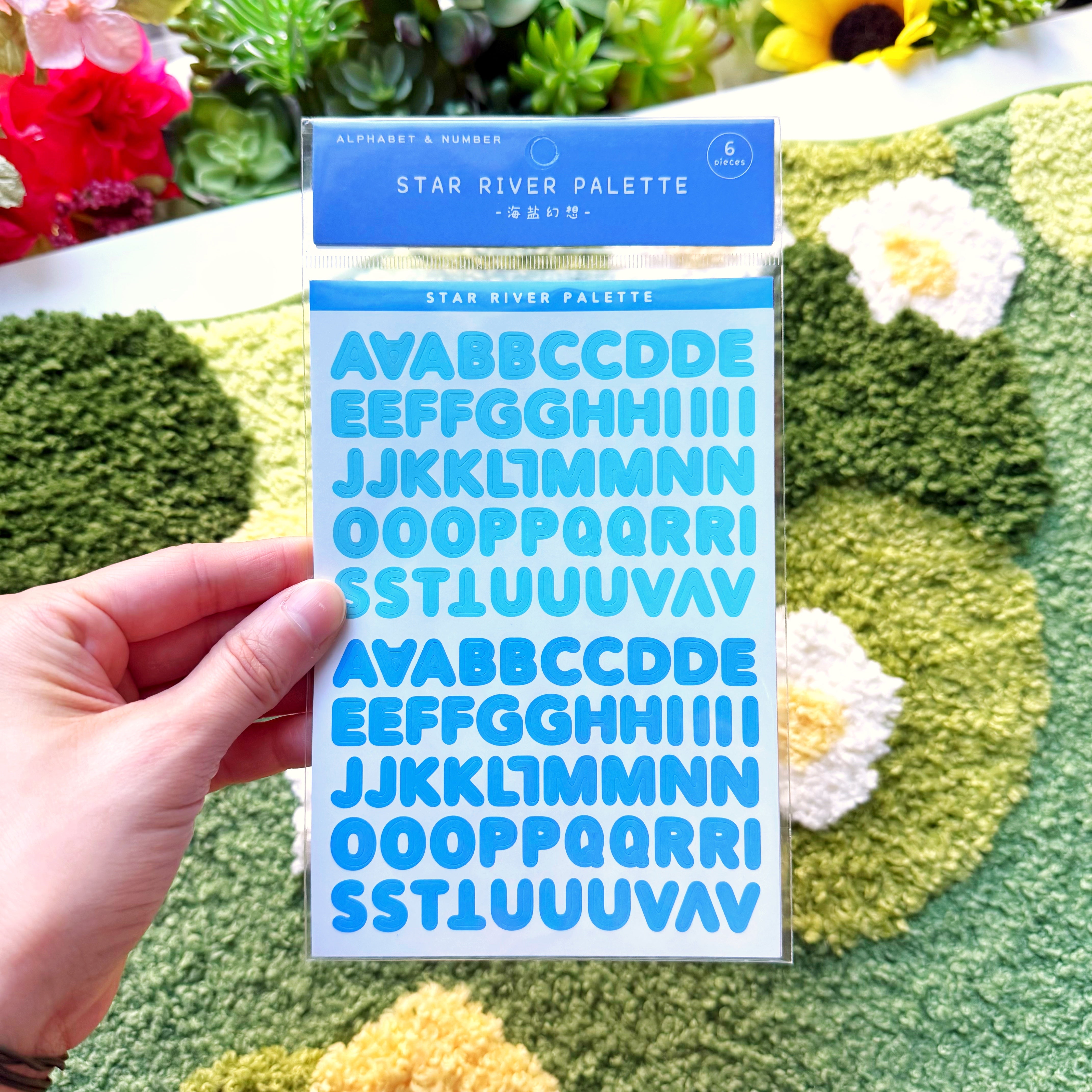 Alphabet & Number Journal Stickers