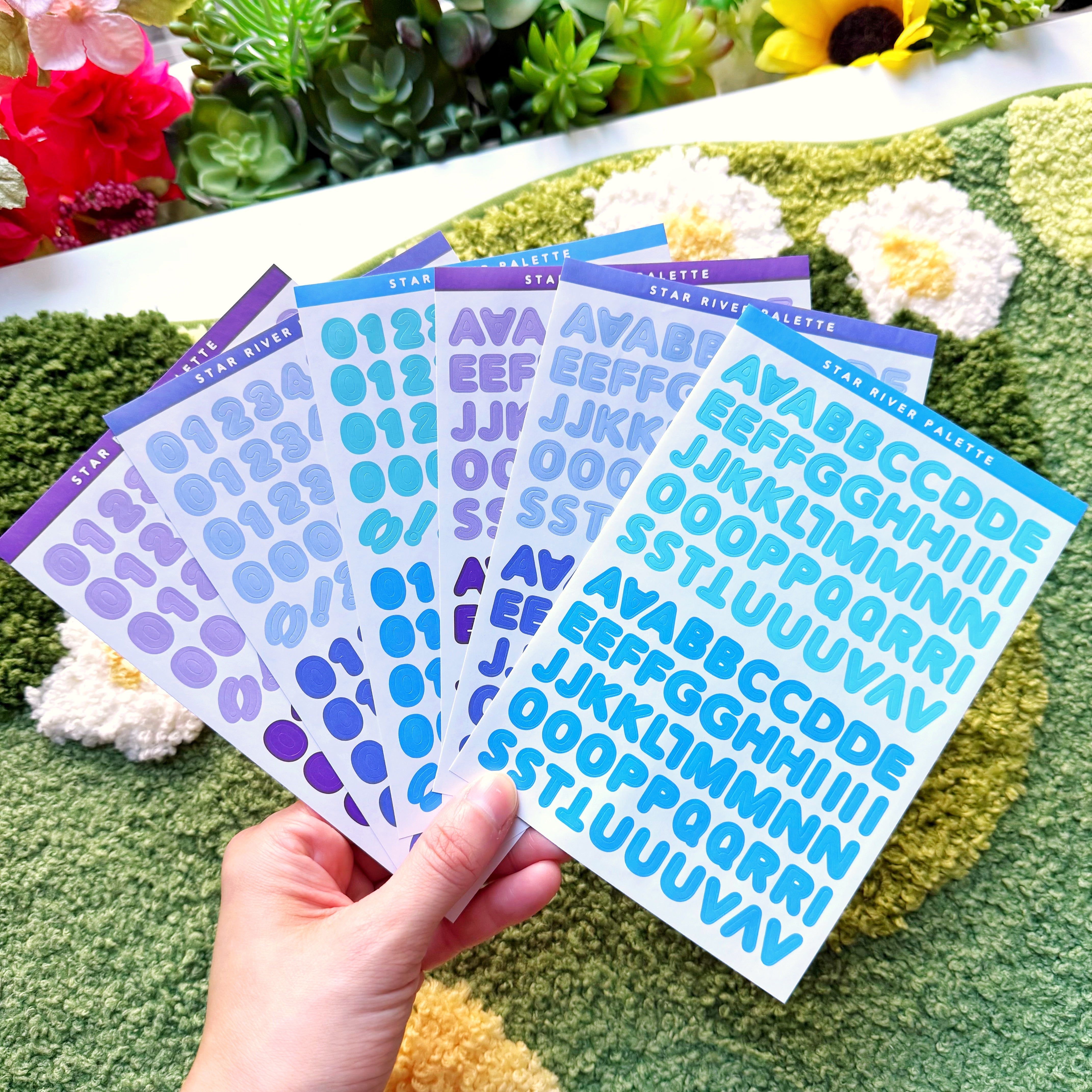 Alphabet & Number Journal Stickers