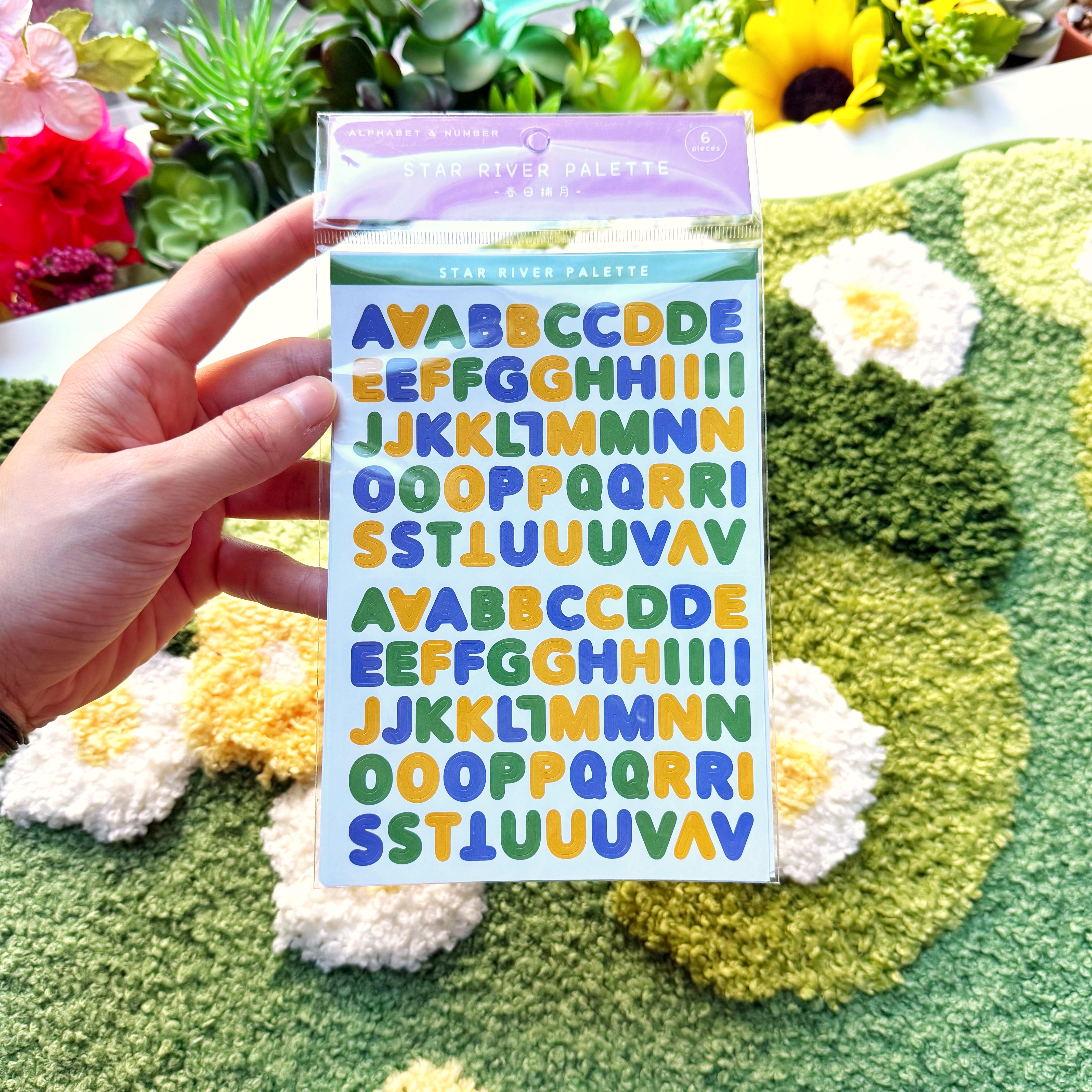 Alphabet & Number Journal Stickers