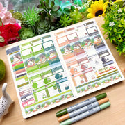 Hobonichi COUSIN - Lil' Panda Teahouse - Holo Foil