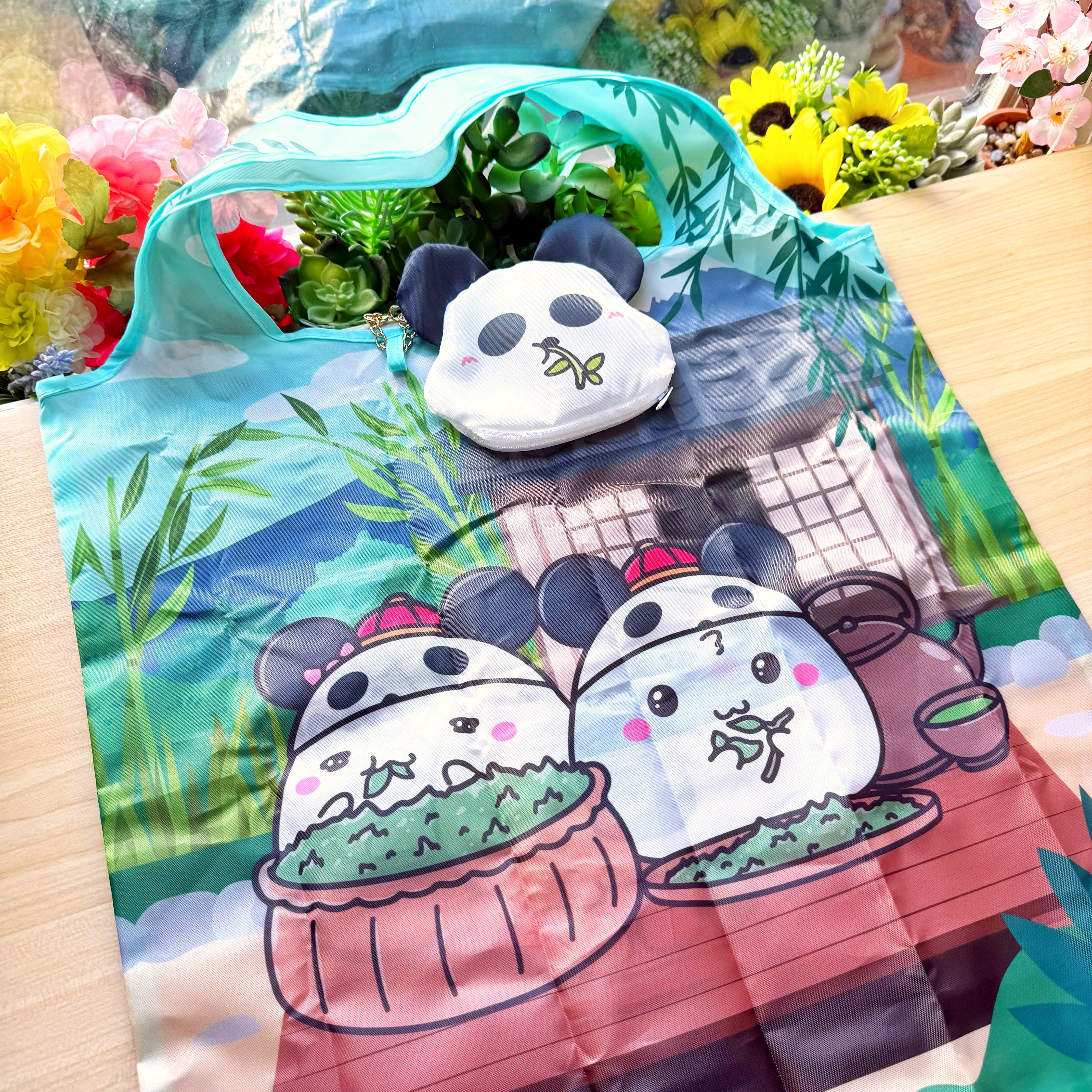 Eco Shopping Bag - Lil' Panda Teahouse