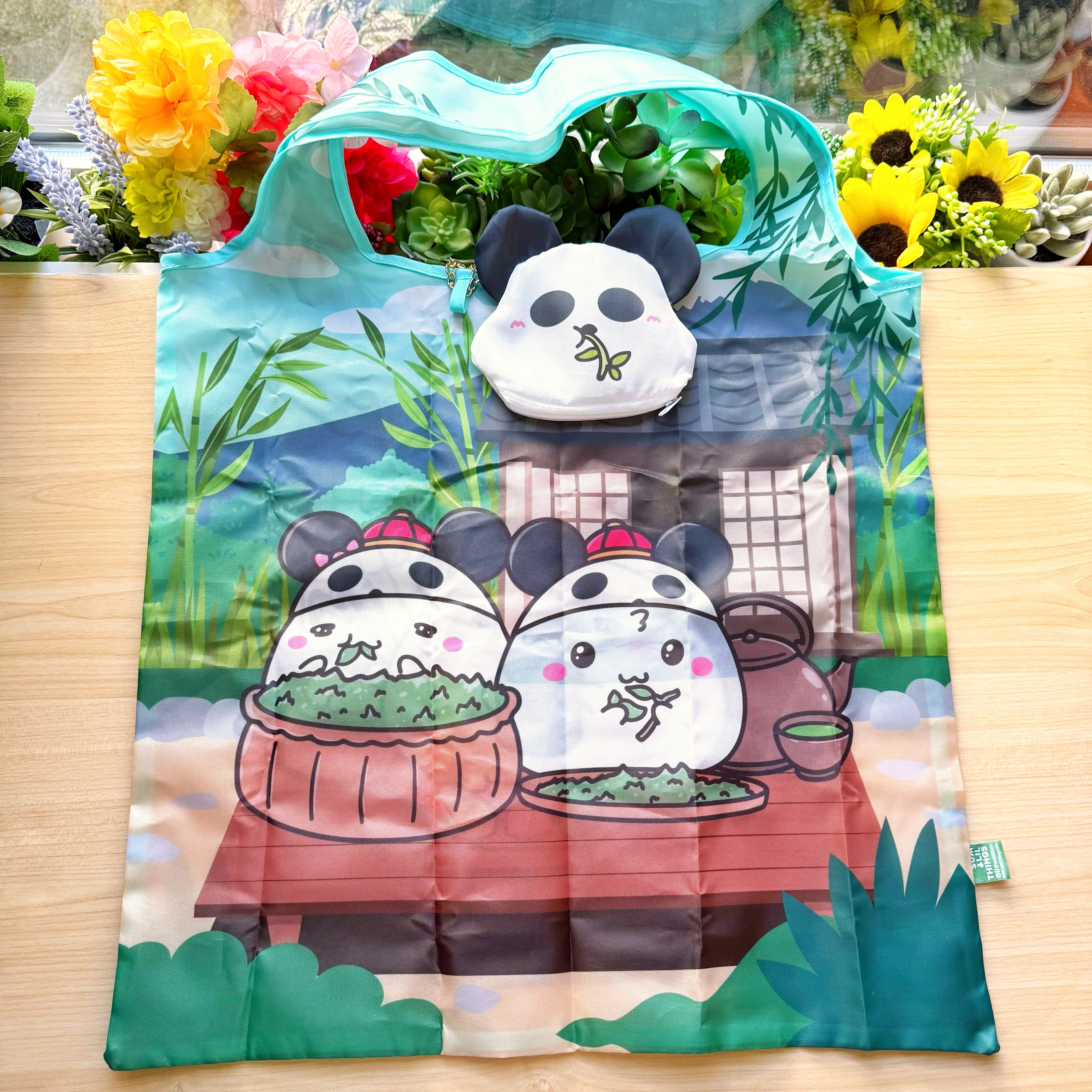Eco Shopping Bag - Lil' Panda Teahouse