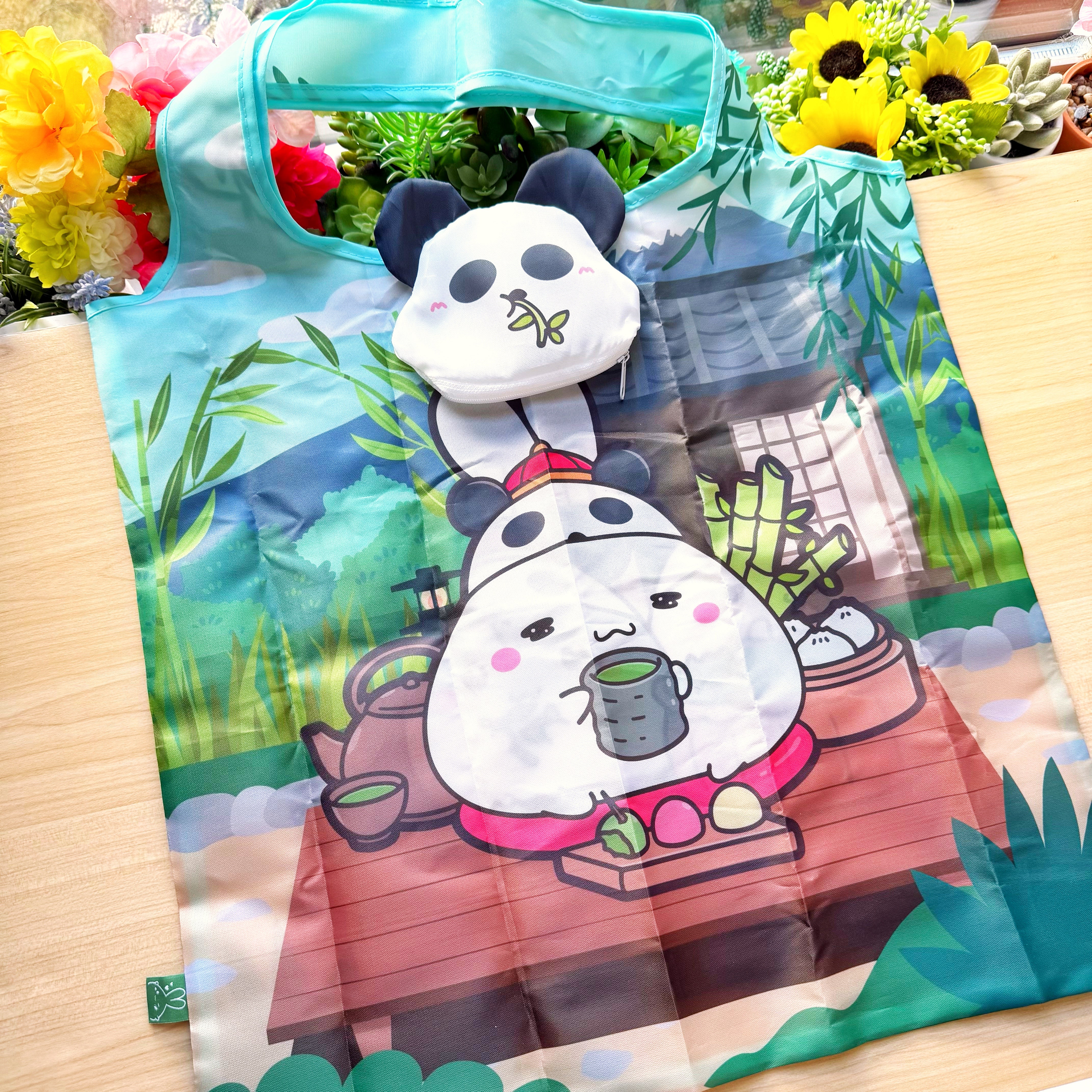Eco Shopping Bag - Lil' Panda Teahouse