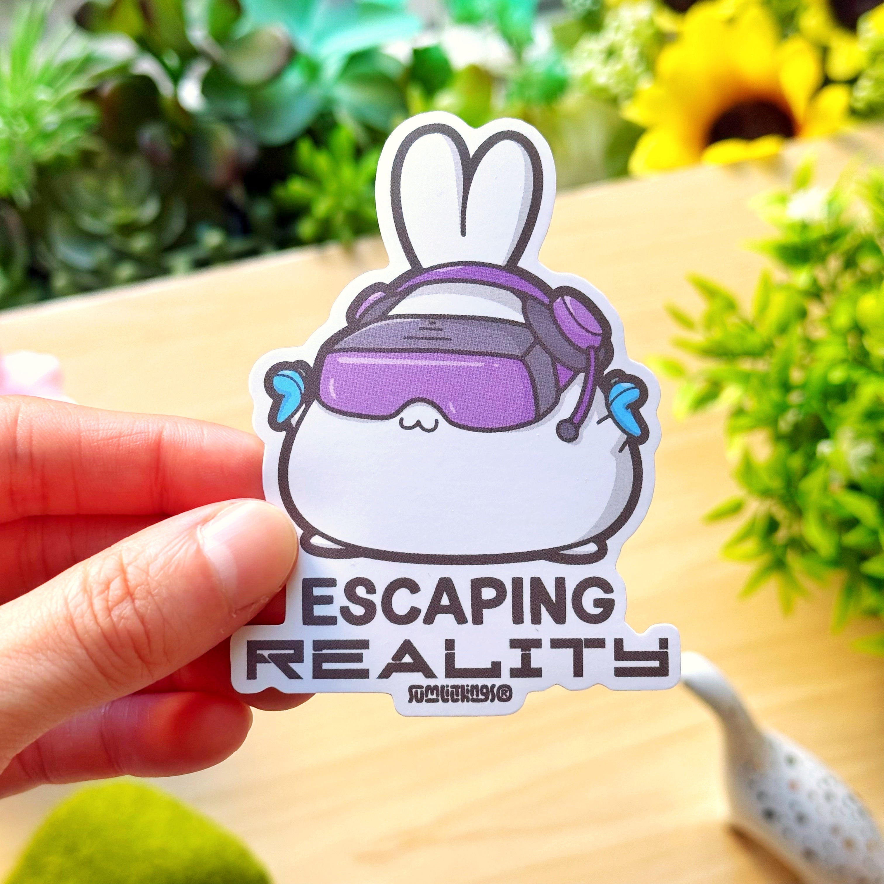 Vinyl Sticker - Escaping Reality