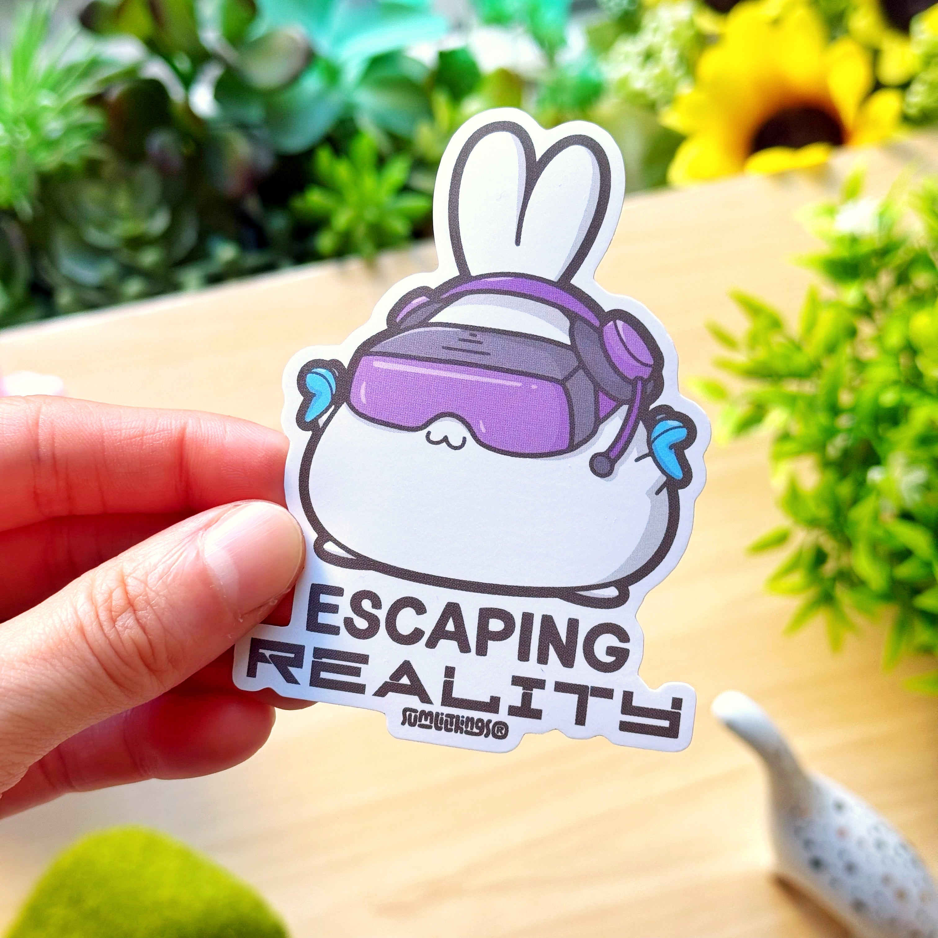 Vinyl Sticker - Escaping Reality
