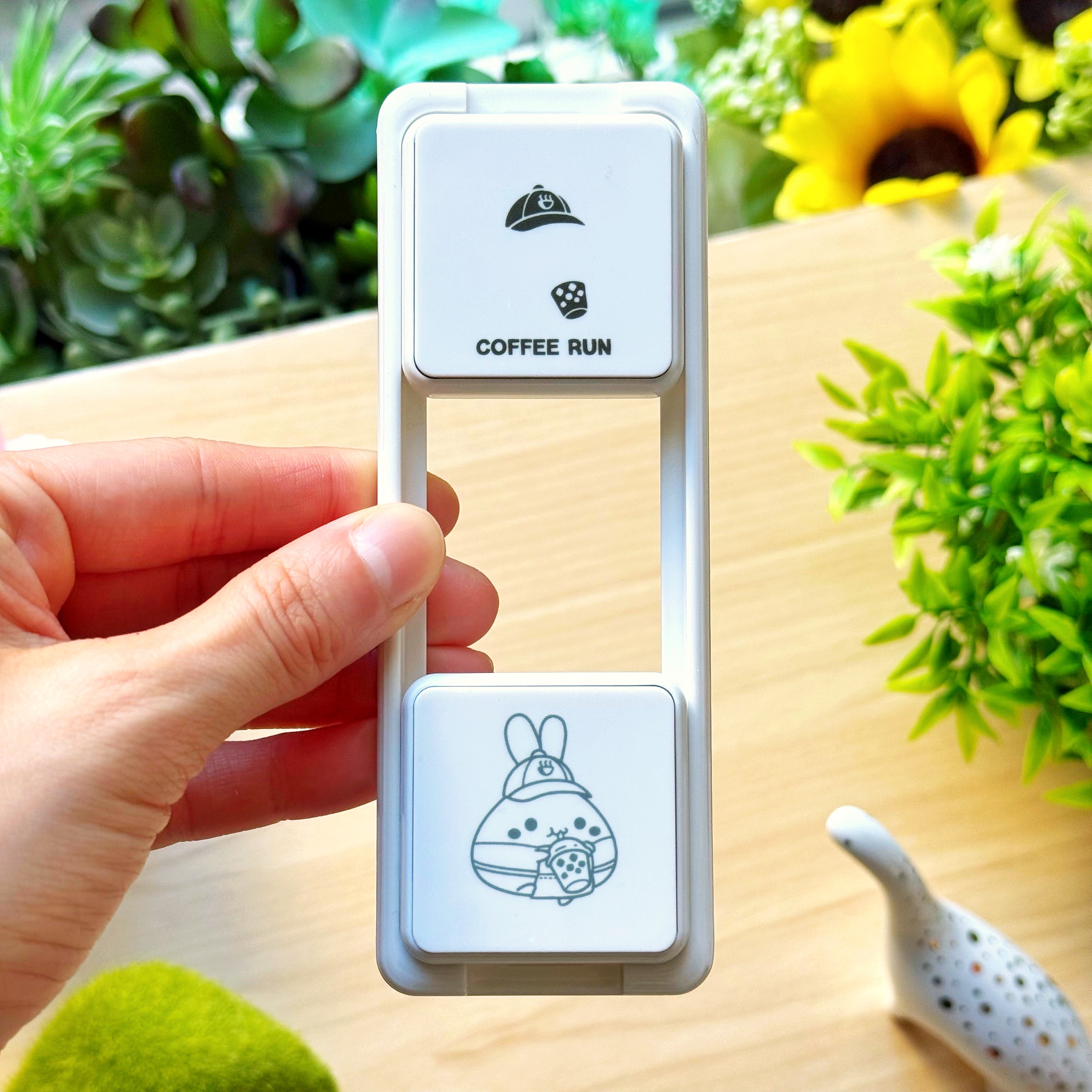 Slide Layer Punch Stamp - Coffee Run