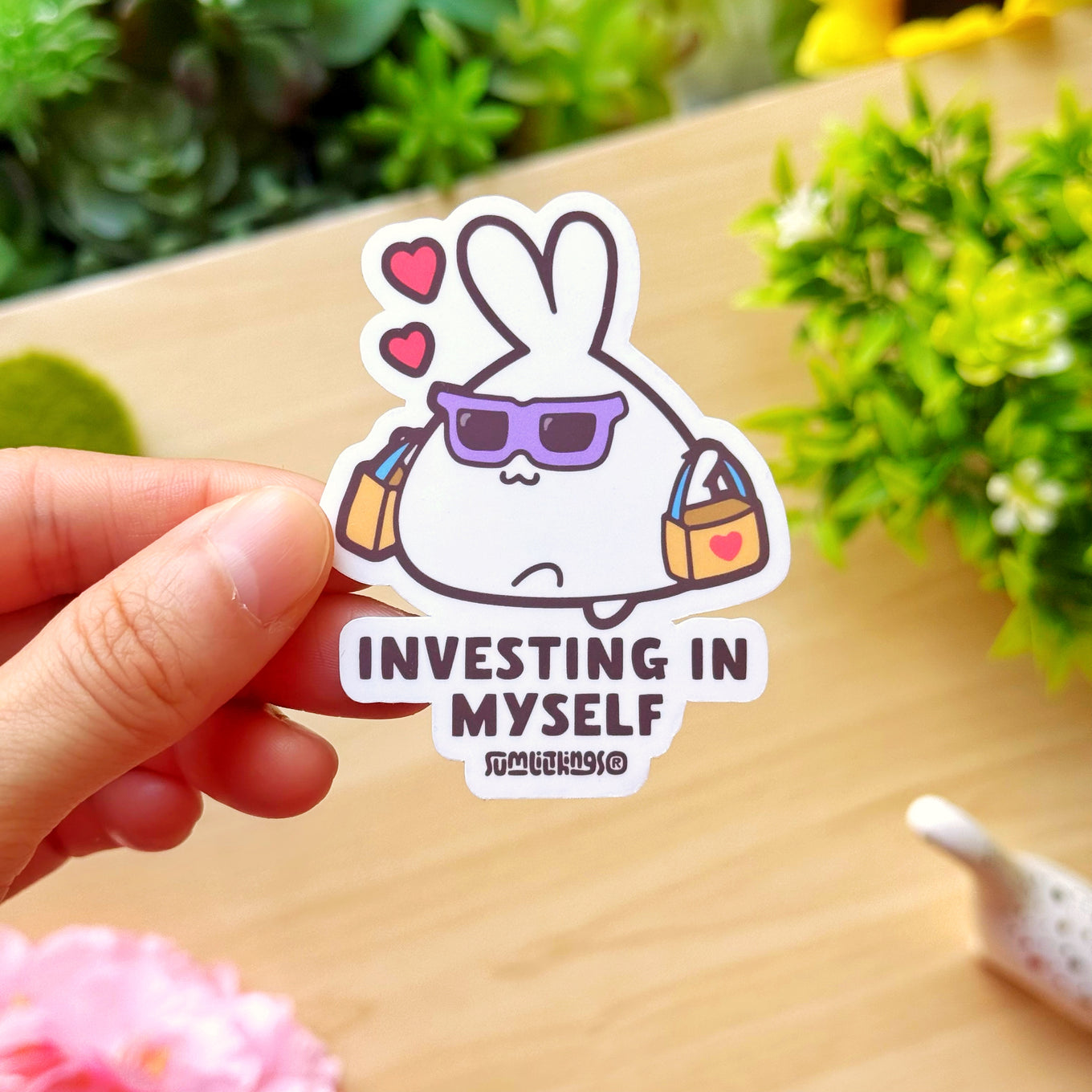 Vinyl Sticker - Investing In Myself