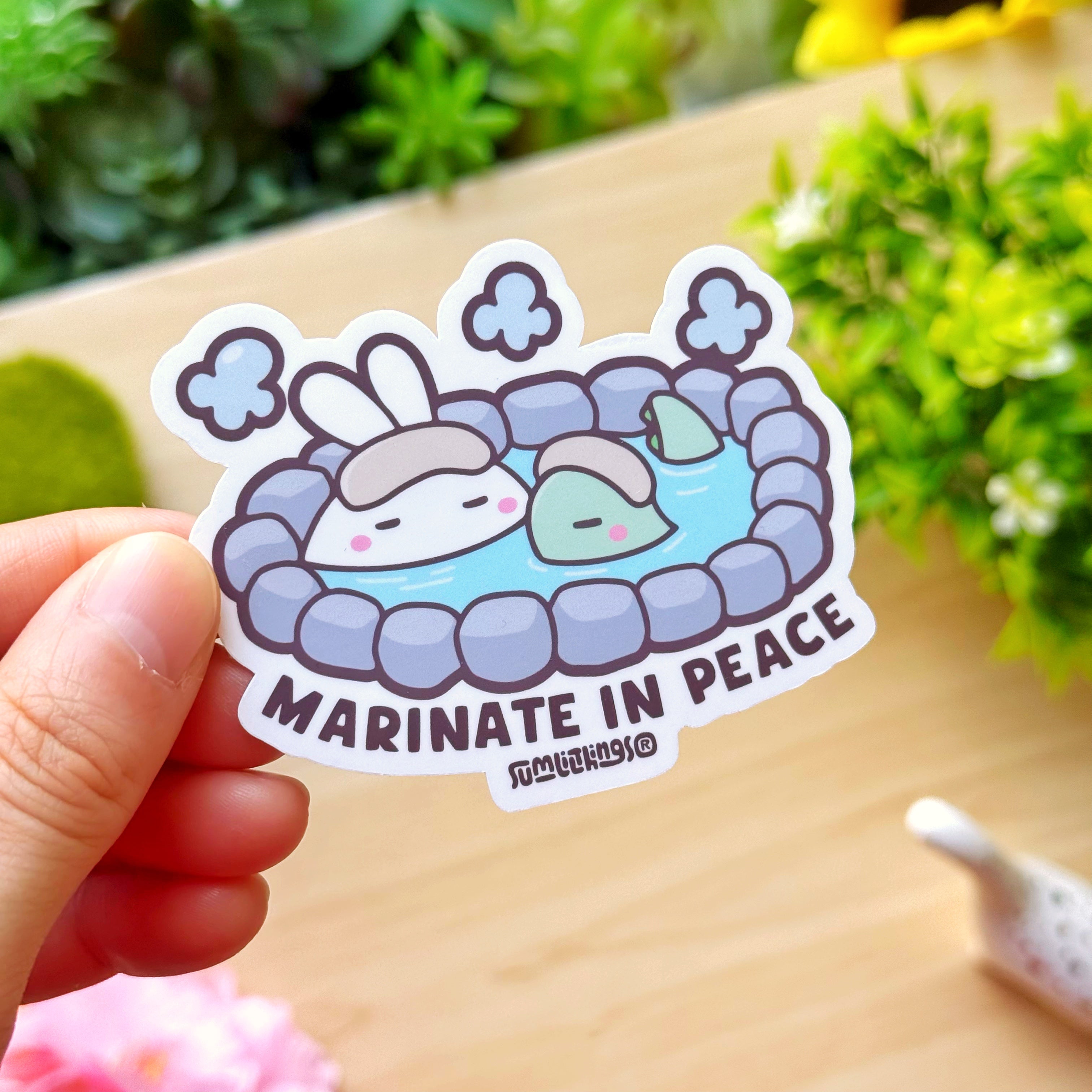 Vinyl Sticker - Marinate In Peace