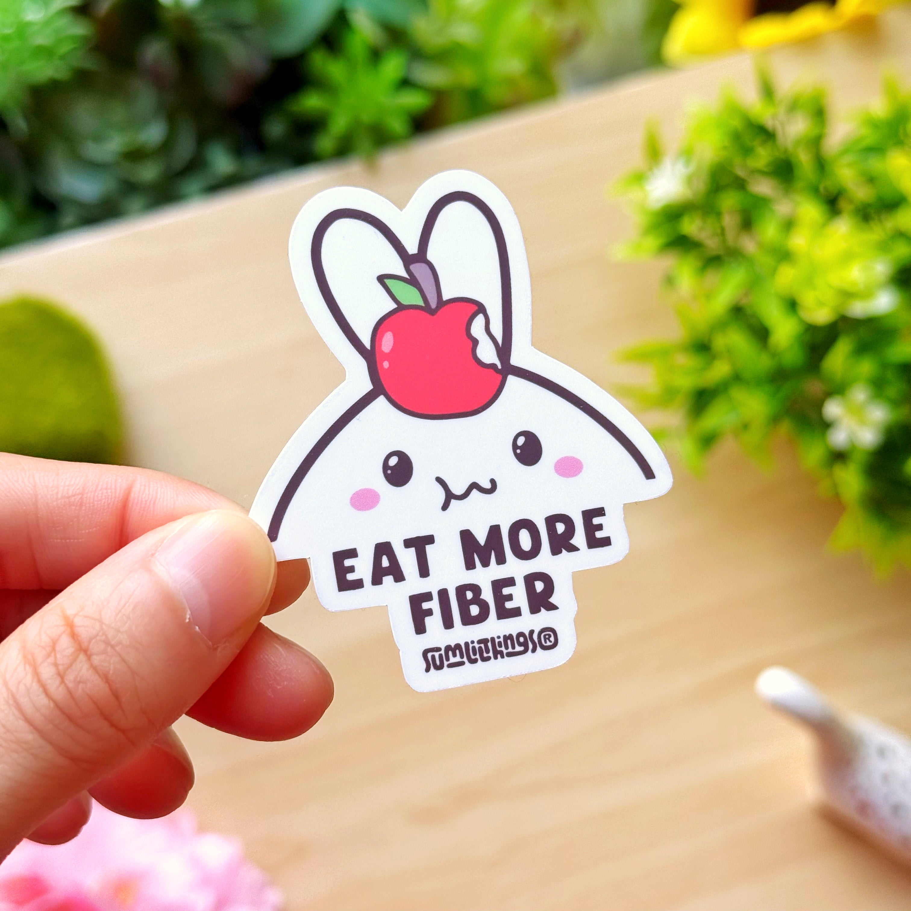 Vinyl Sticker - Eat More Fiber