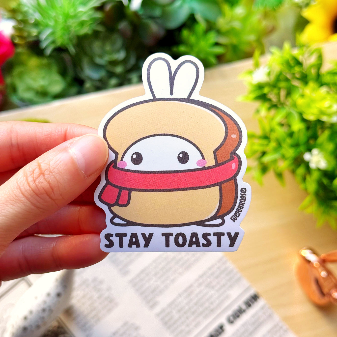Vinyl Sticker - Stay Toasty