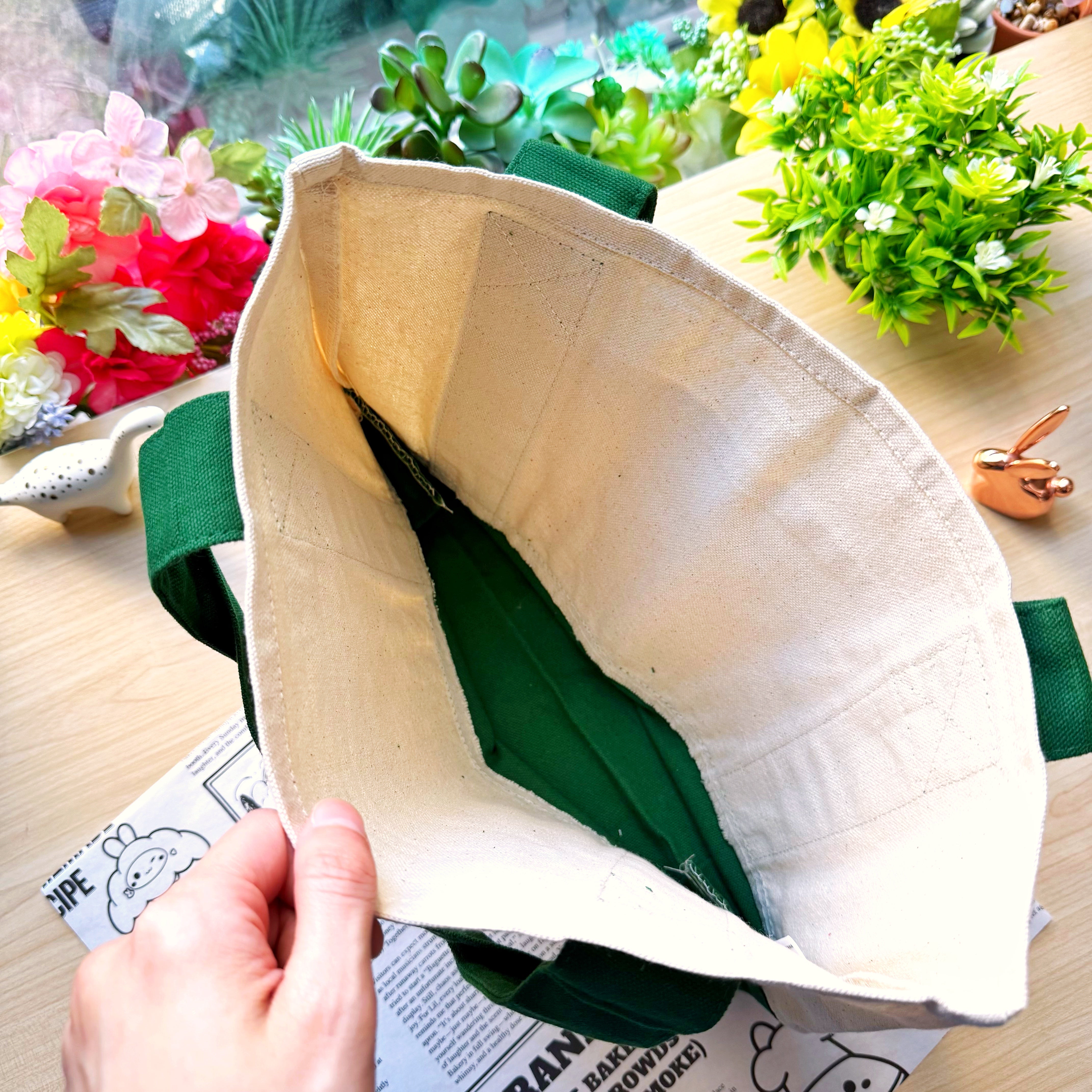 Mini Canvas Tote Bag - Nice Buns