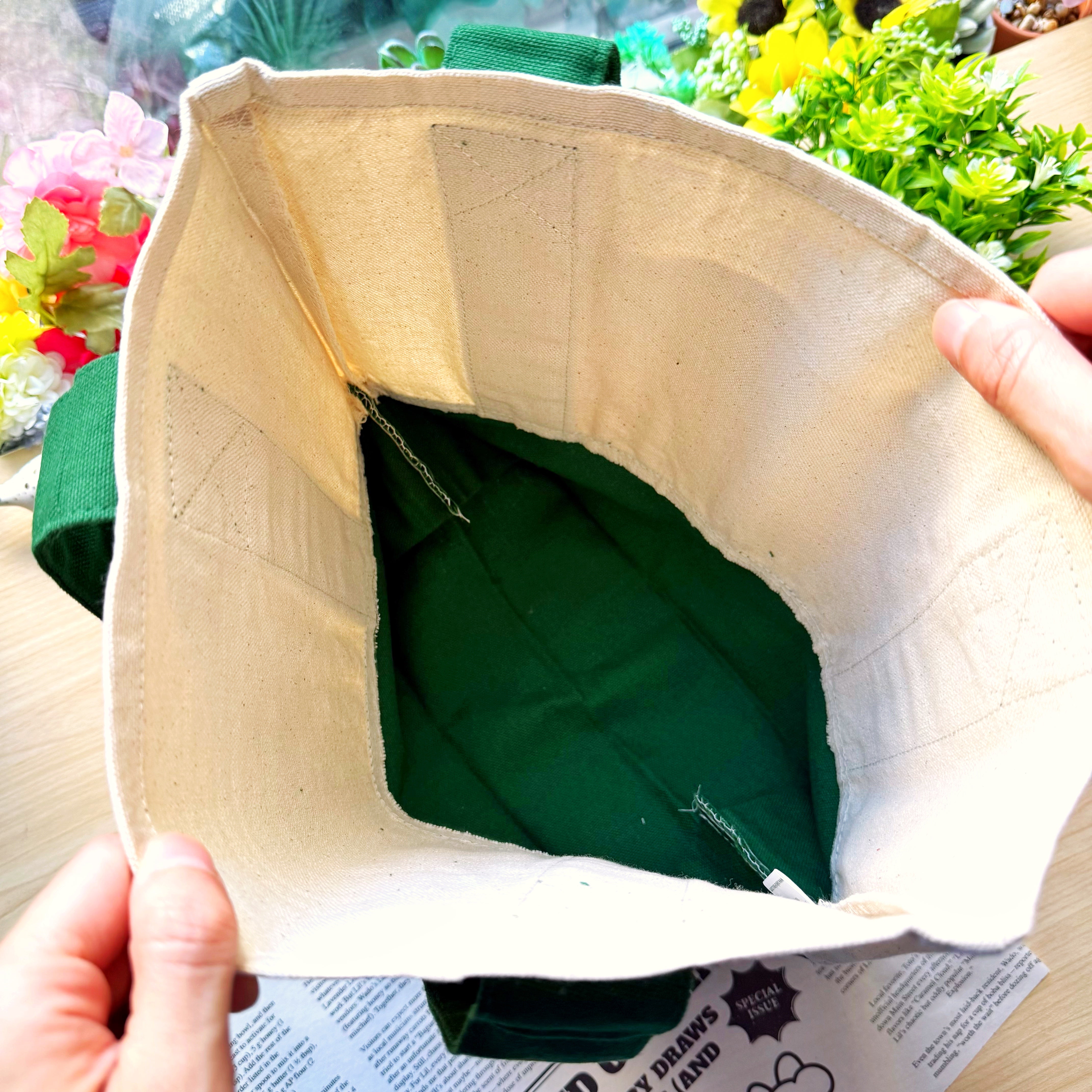 Mini Canvas Tote Bag - Nice Buns
