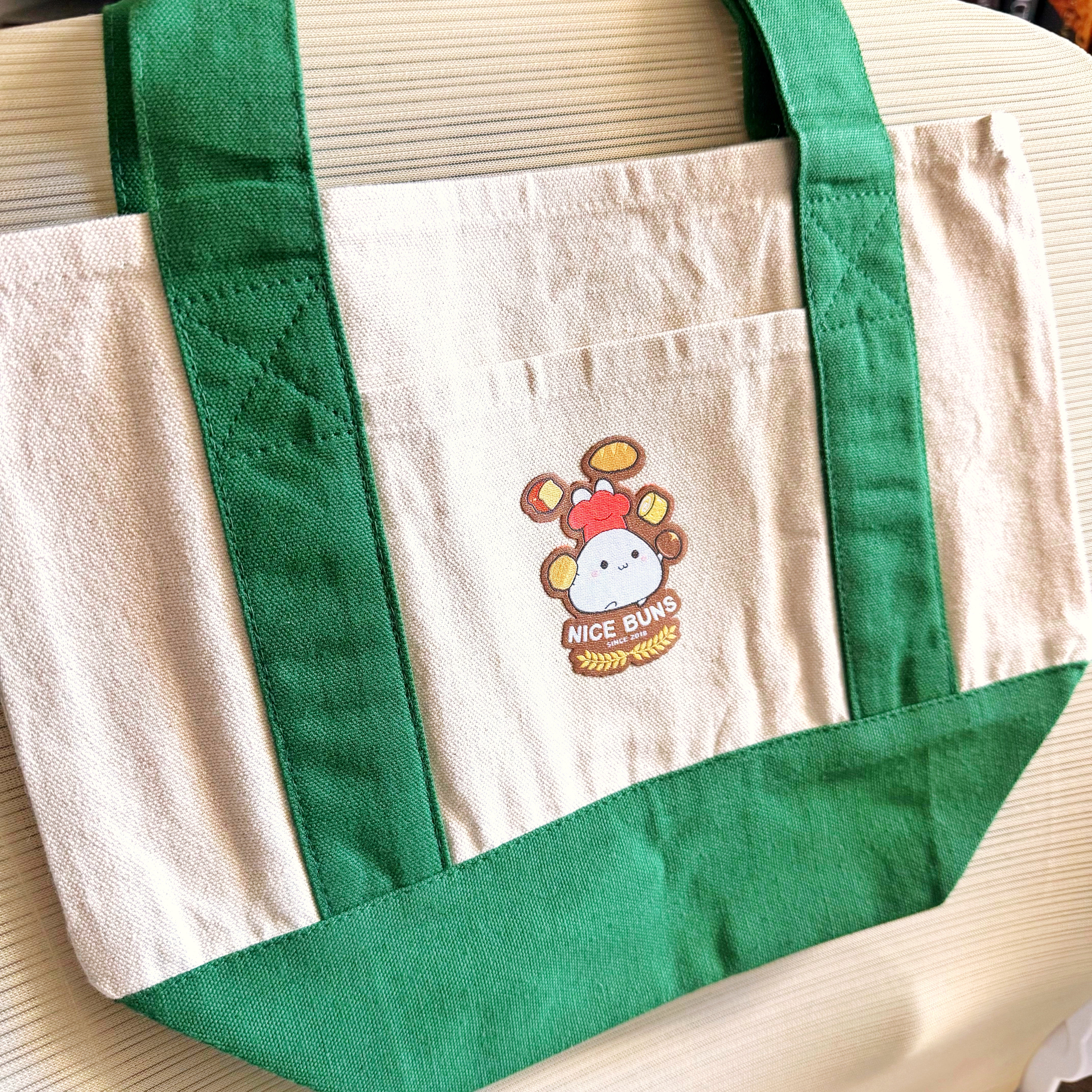 Mini Canvas Tote Bag - Nice Buns