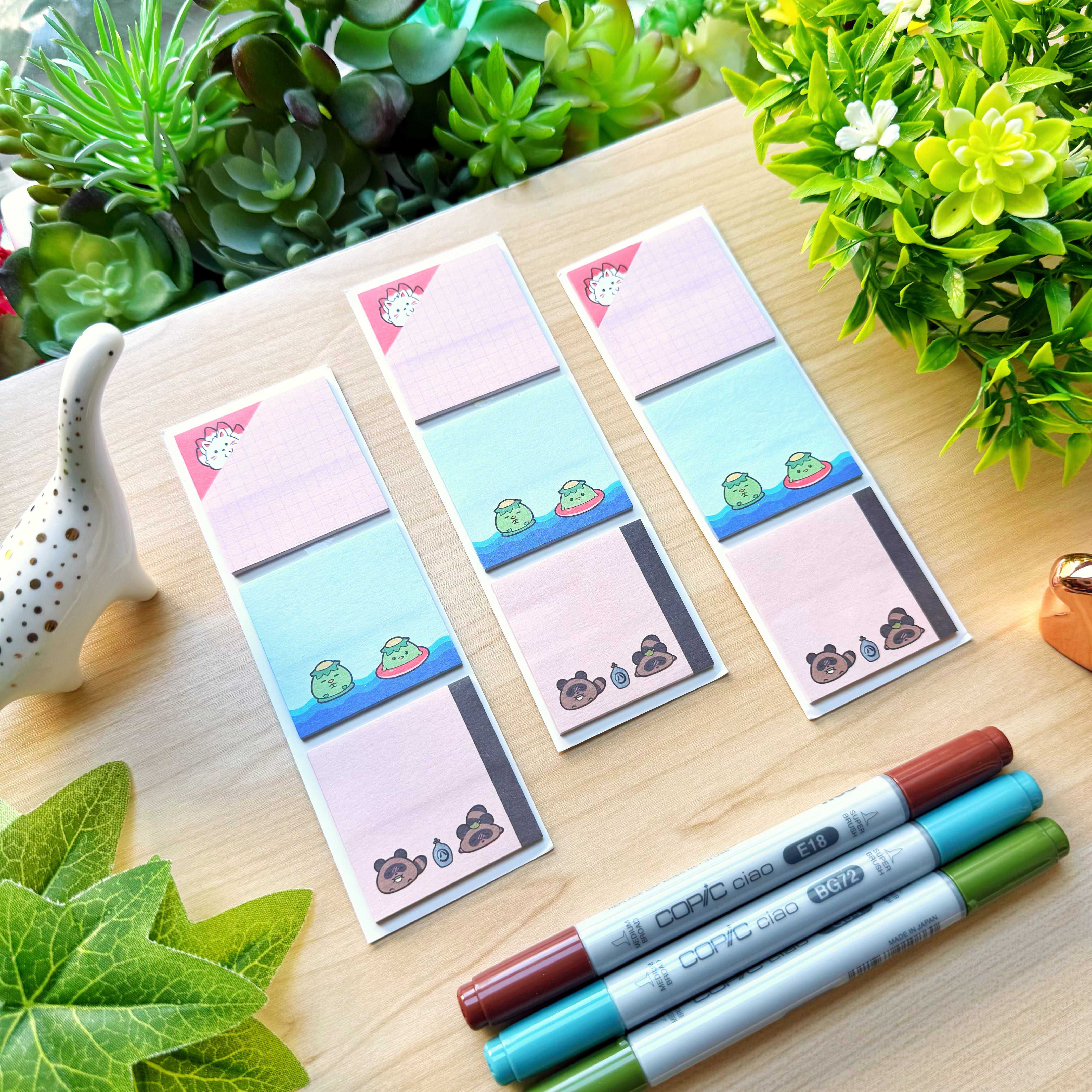 Sticky Note - Lil' Yokai (Set of 3)