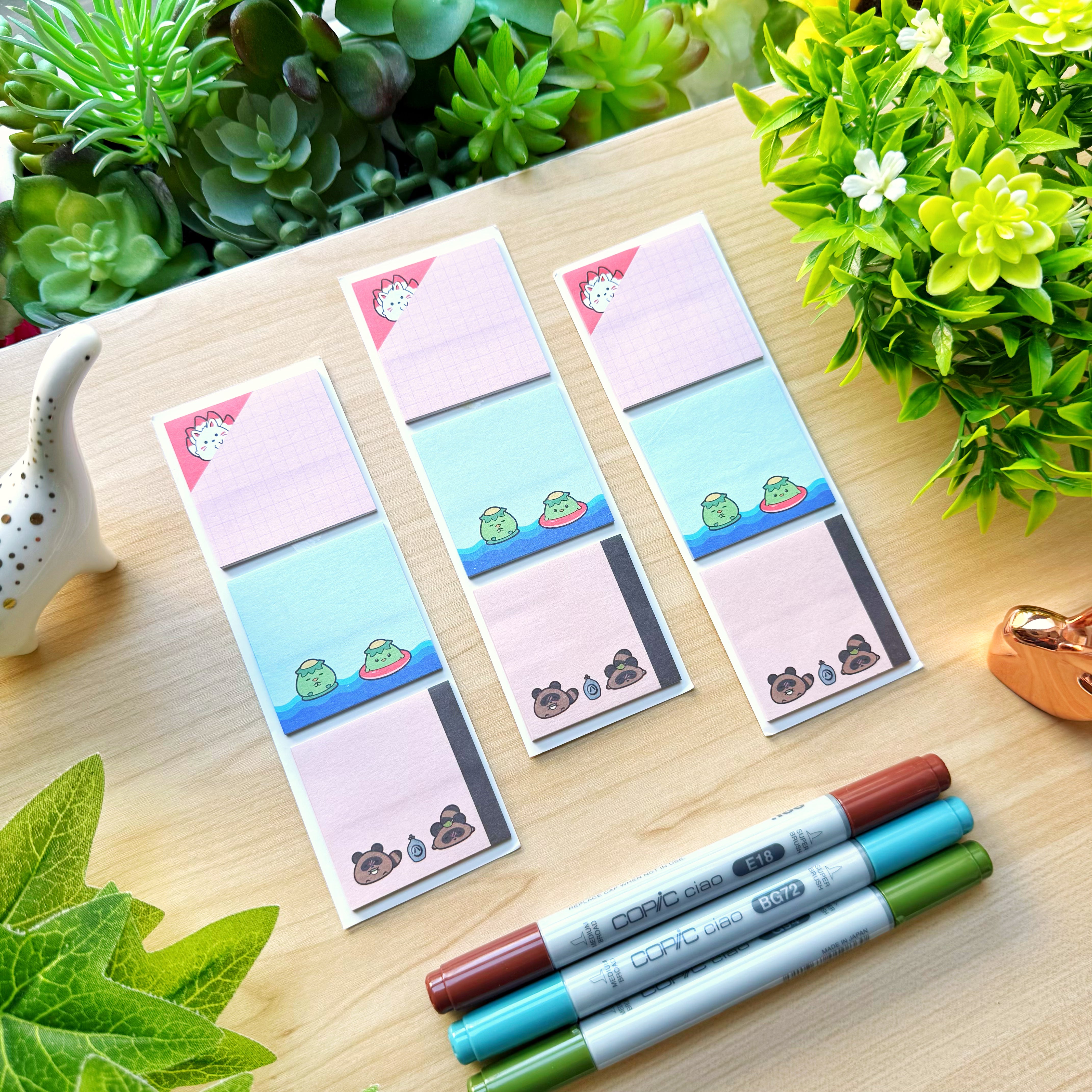 Sticky Note - Lil' Yokai (Set of 3)