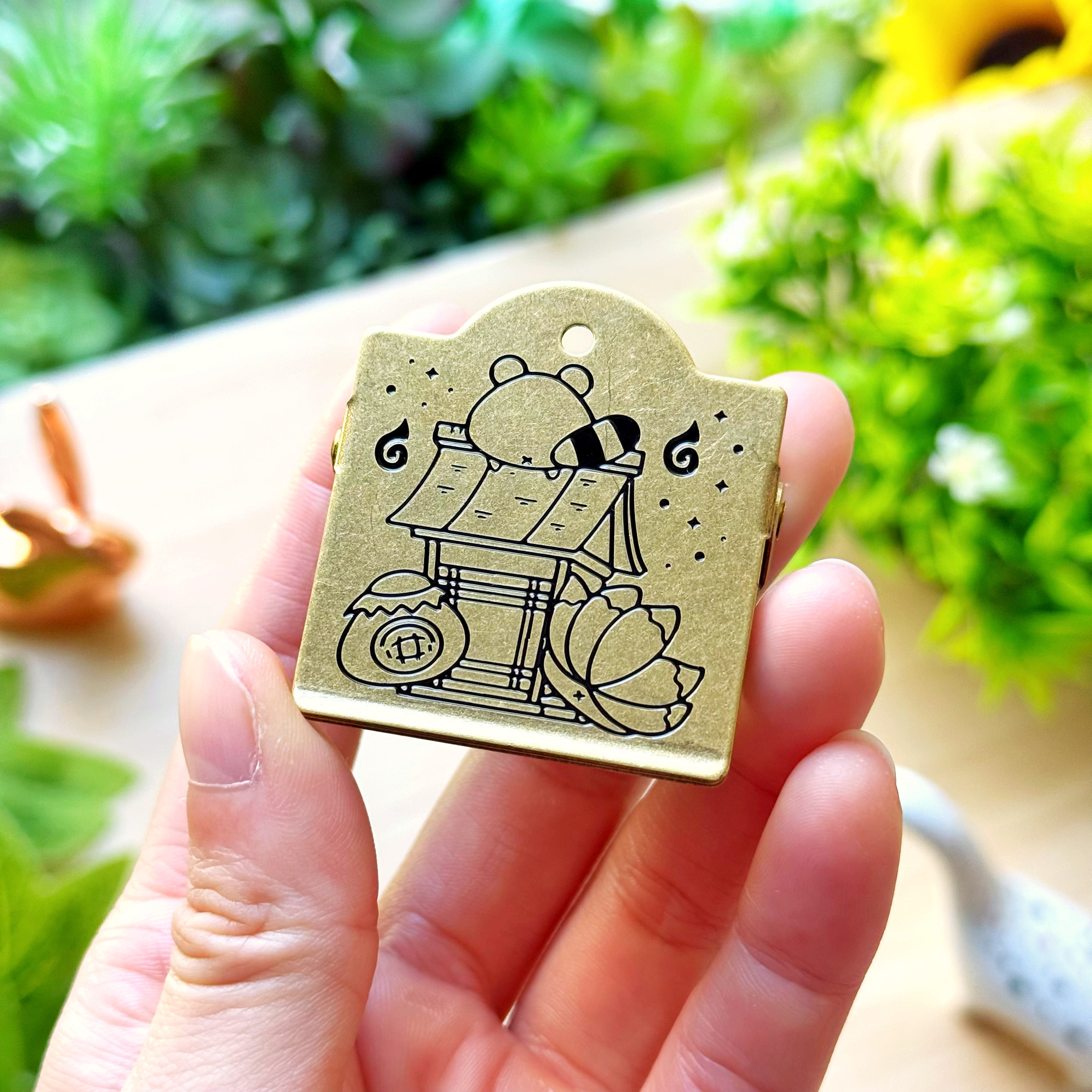 Brass Clip - Lil' Baby Yokai