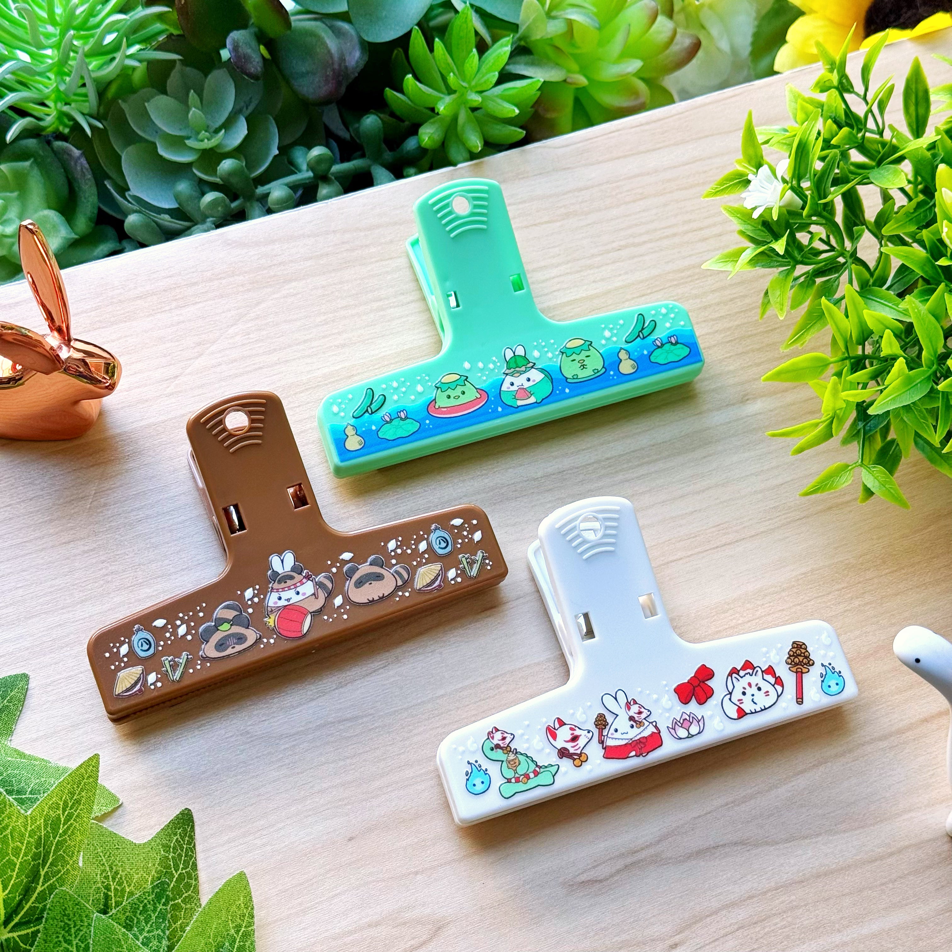 Notebook Clip - Lil' Yokai (Set of 3) with Magnet