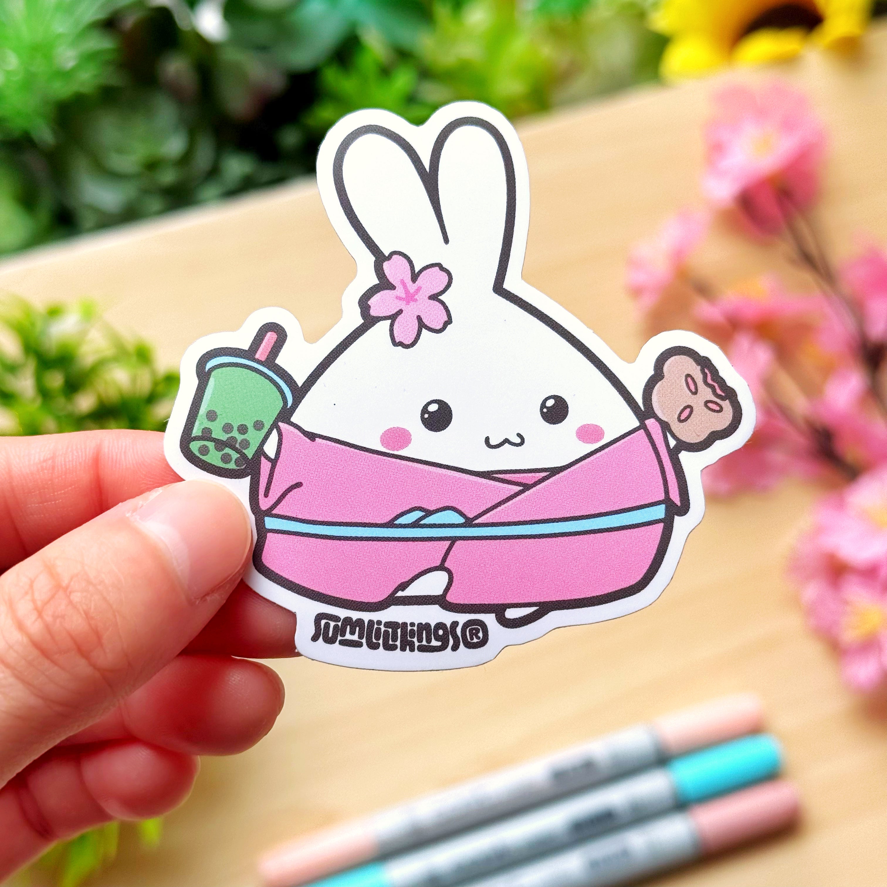 Vinyl Sticker - Lil' Sakura Cafe (Set of 7)