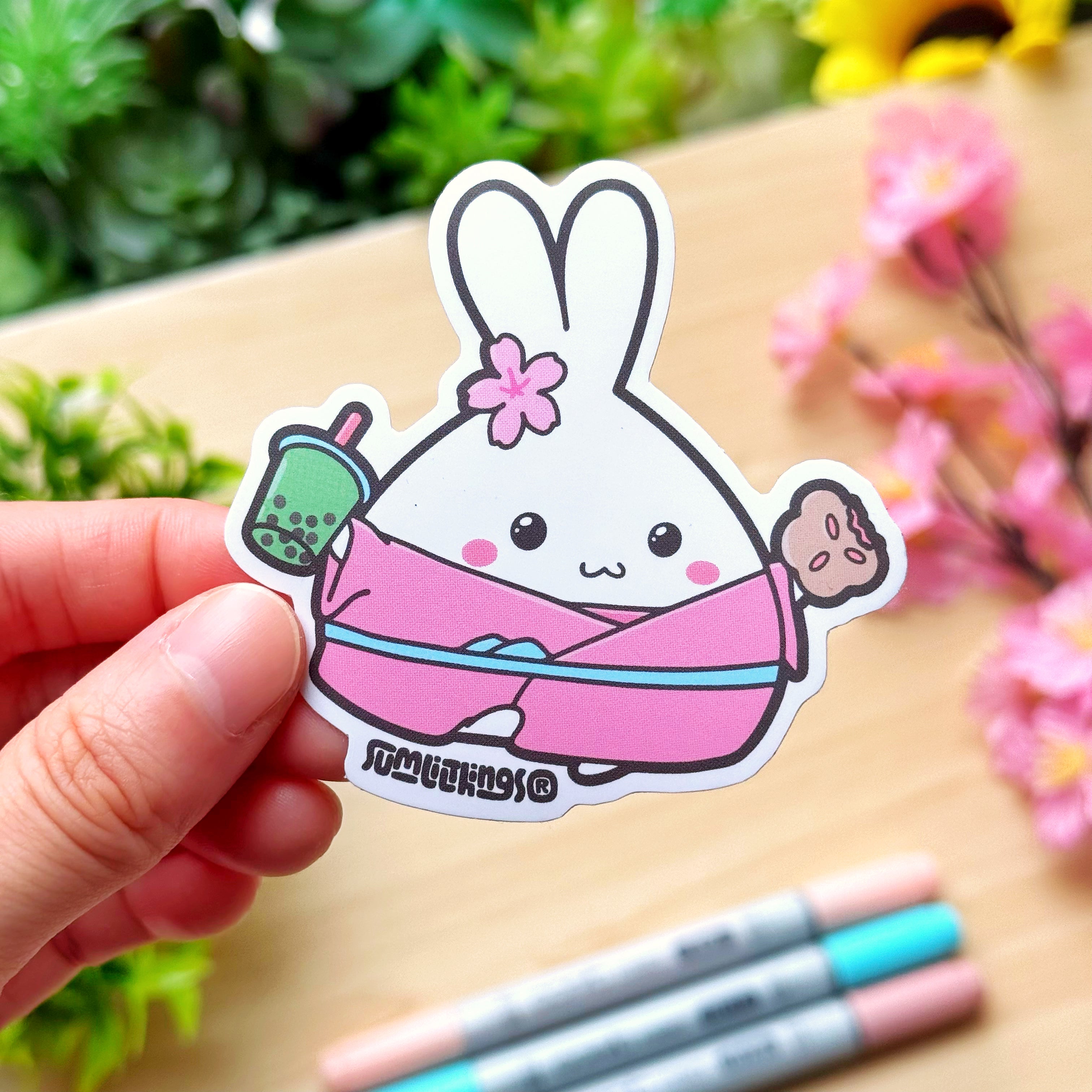 Vinyl Sticker - Lil' Sakura Cafe (Set of 7)