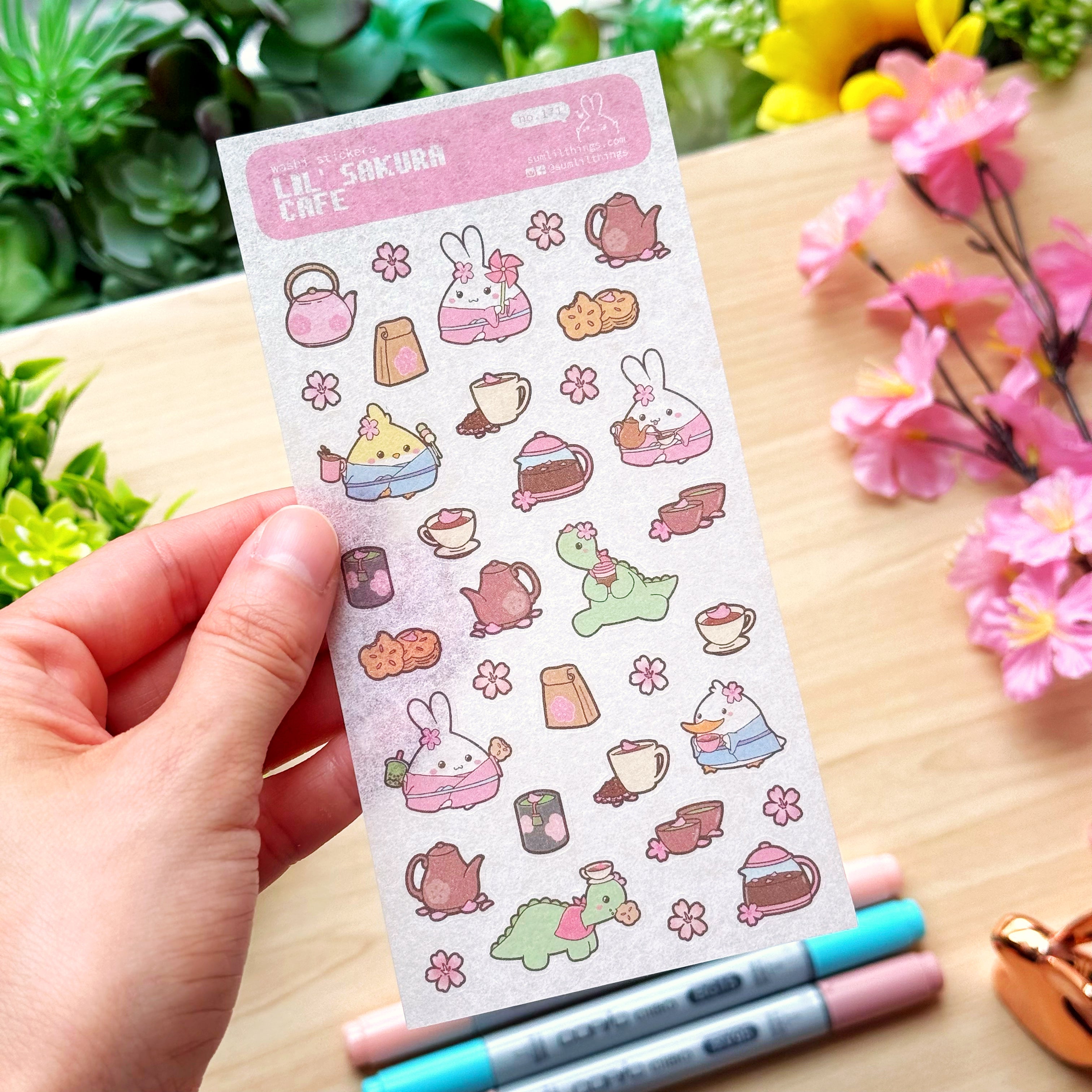 Washi Sticker - Lil' Sakura Cafe