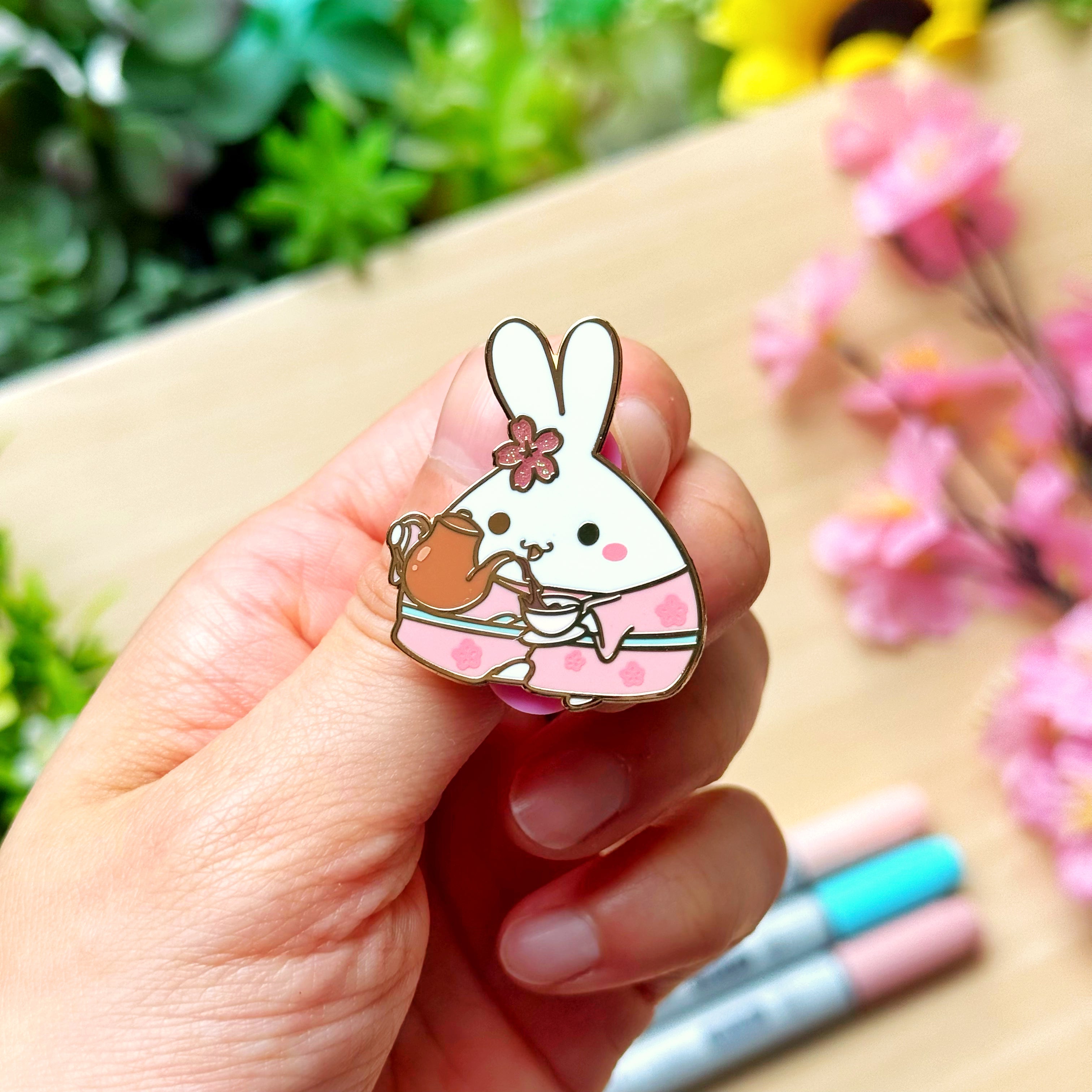 Enamel Pin - Sakura Cafe