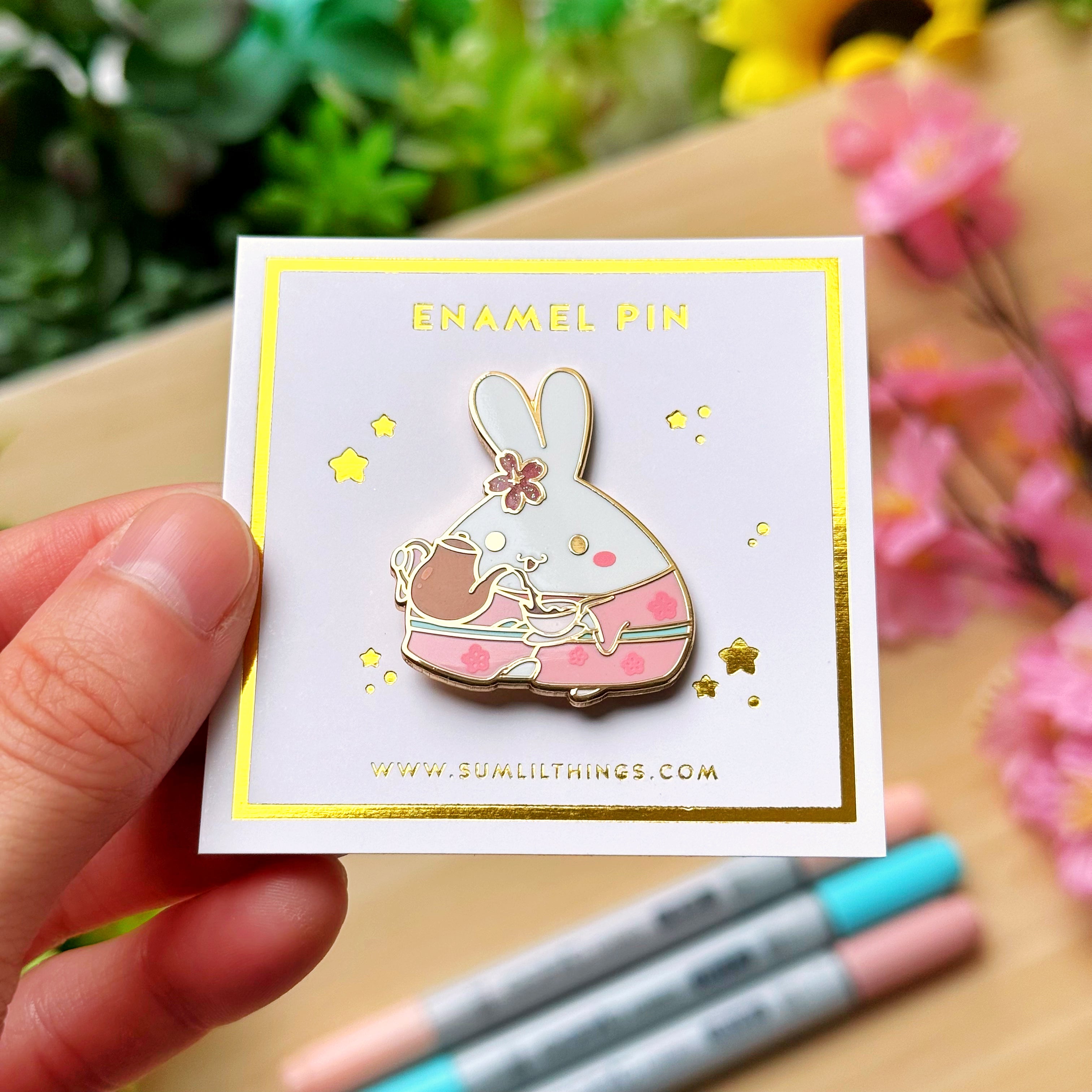Enamel Pin - Sakura Cafe