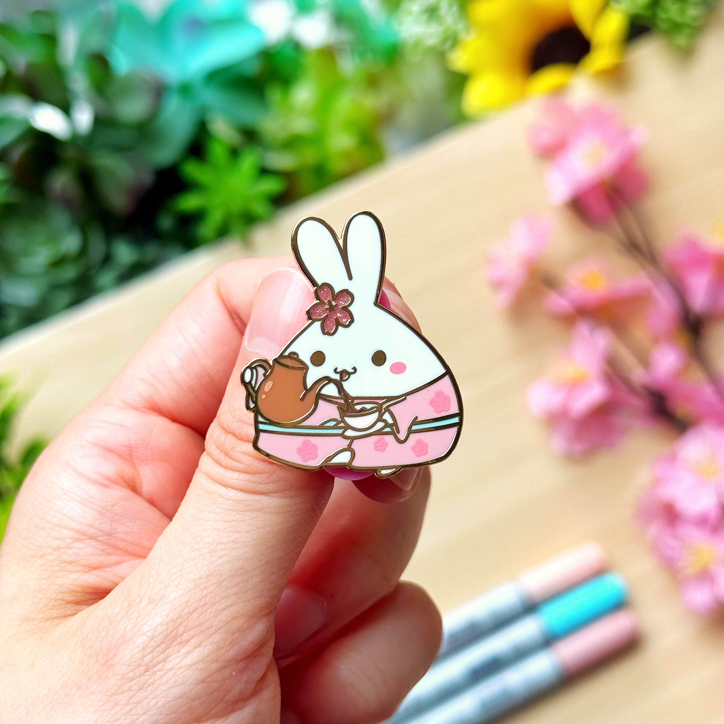 Enamel Pin - Sakura Cafe