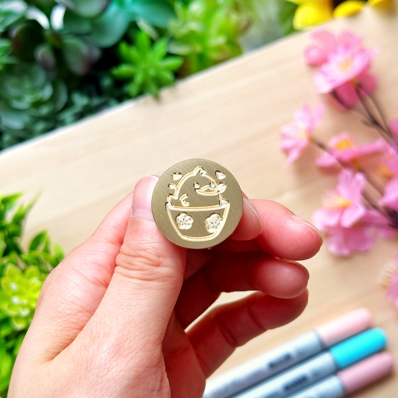 Wax Seal - Sakura Wado Coffee Stamp (25mm)