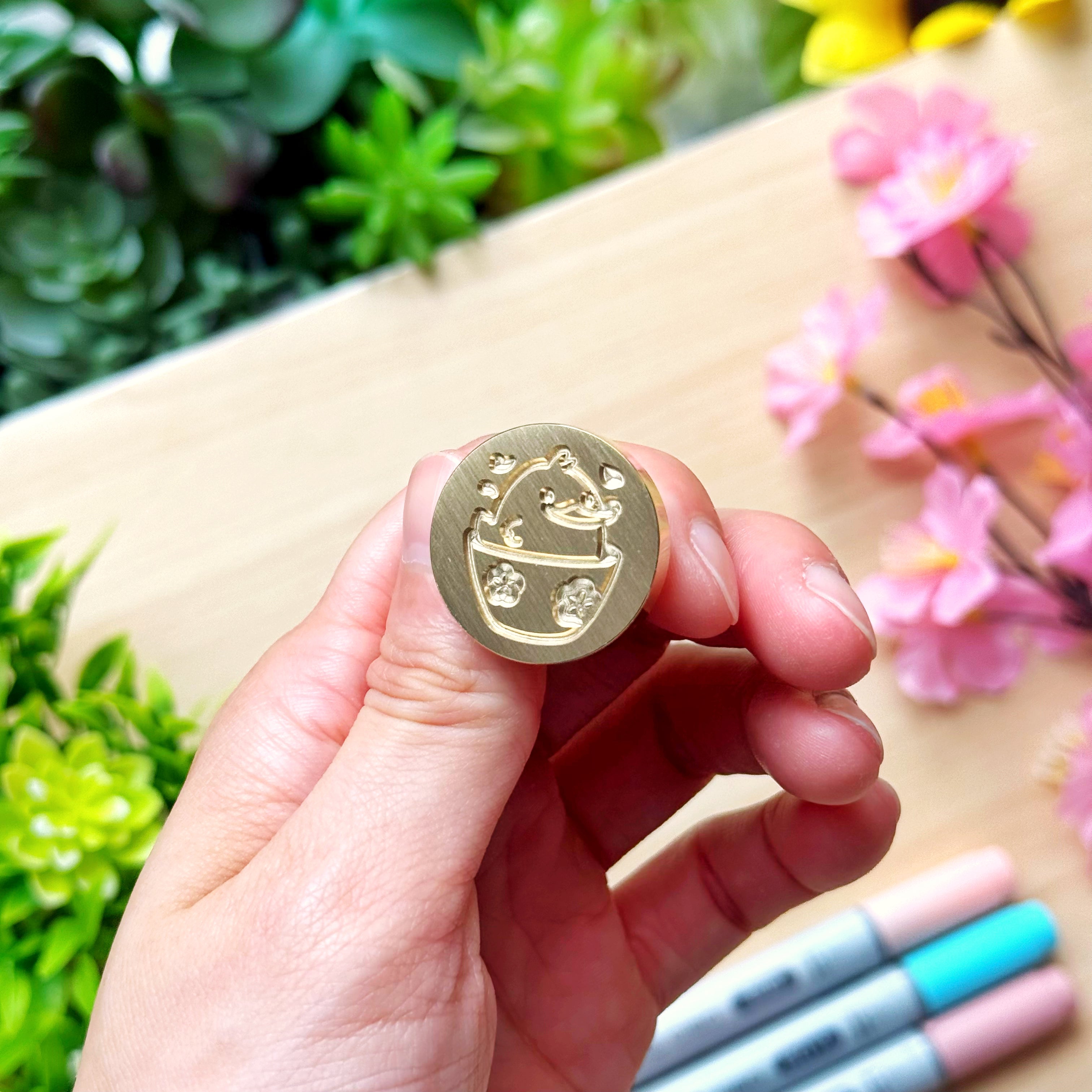 Wax Seal - Sakura Wado Coffee Stamp (25mm)