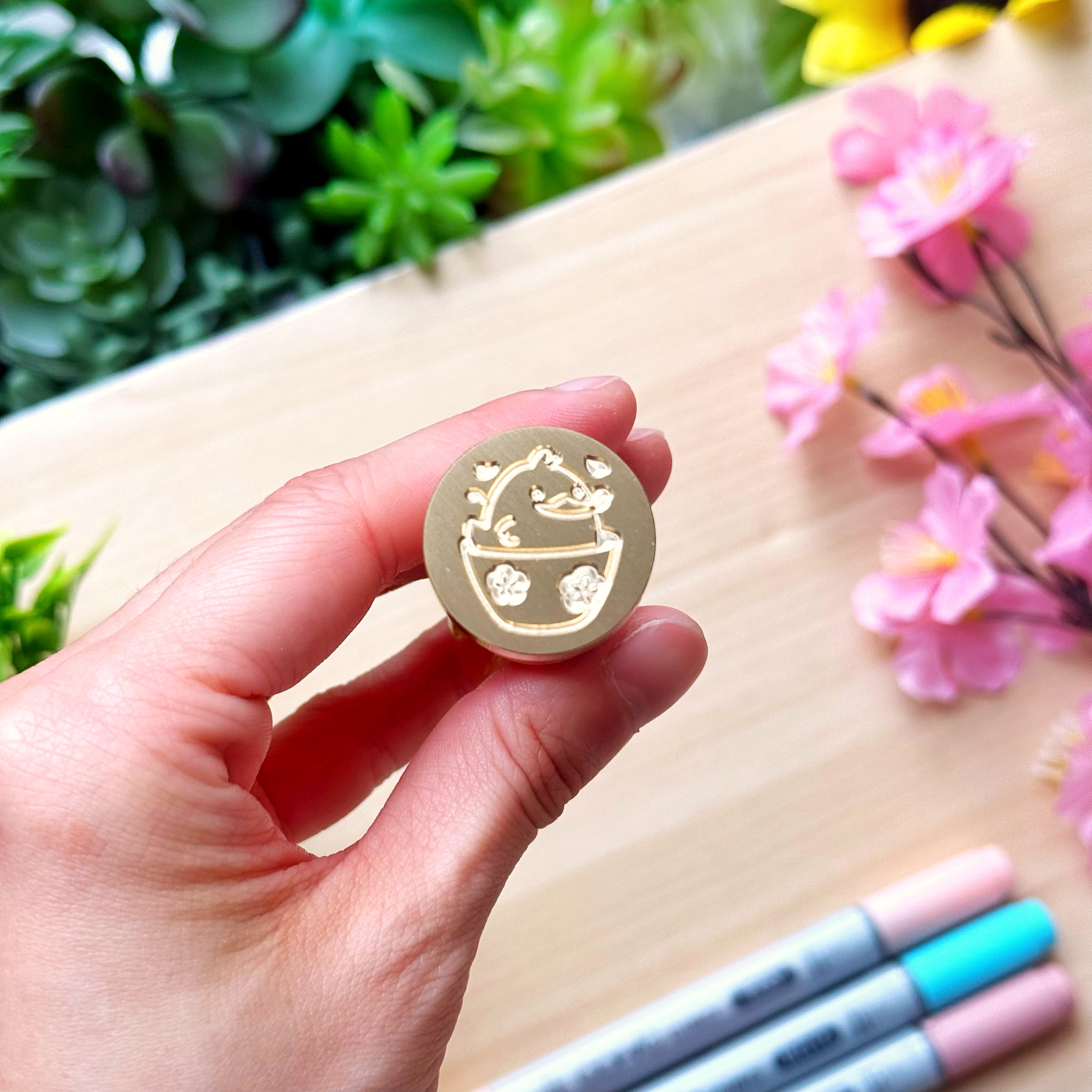 Wax Seal - Sakura Wado Coffee Stamp (25mm)