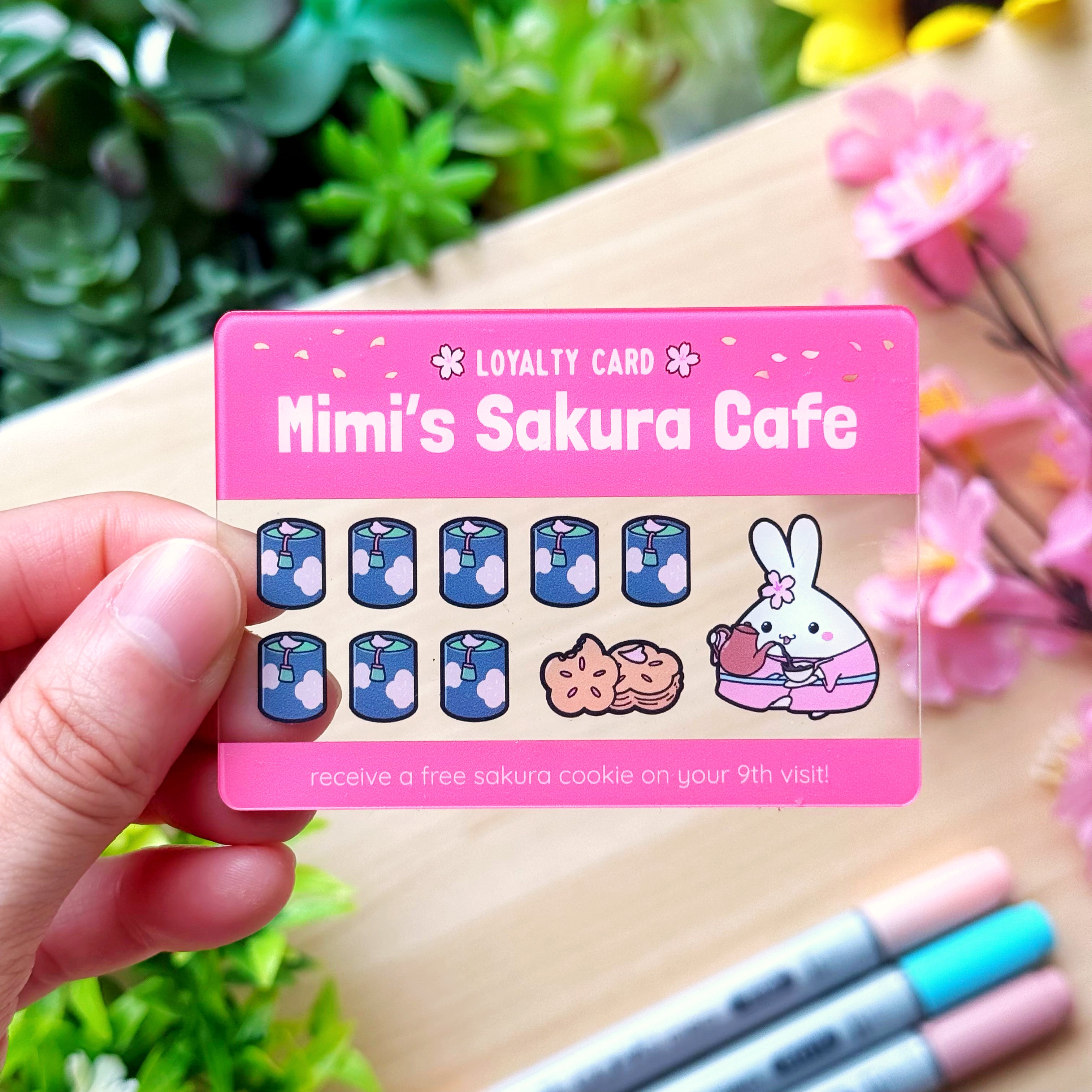 Washi Cutter - Mimi's Sakura Cafe (Acrylic)