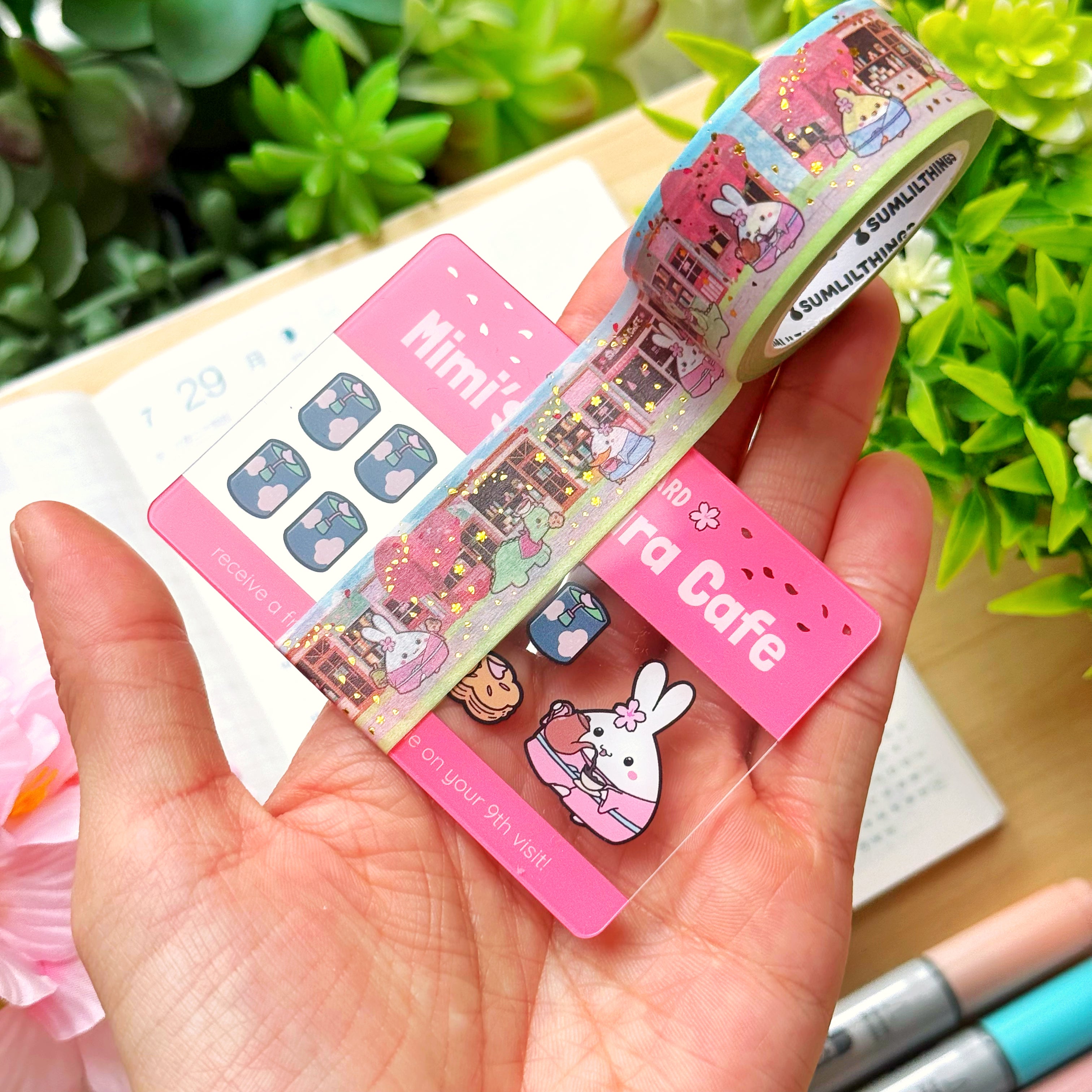 Washi Cutter - Mimi's Sakura Cafe (Acrylic)