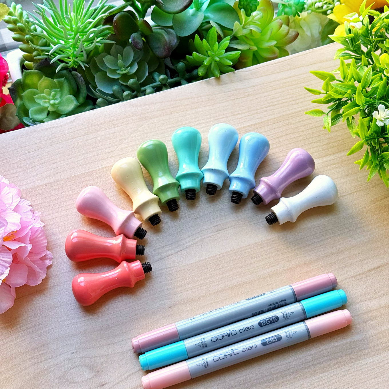 Wax Seal - Stamp Handle (10 Colors)